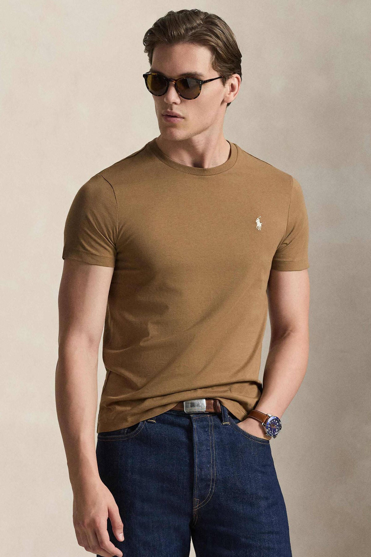 Polo Ralph Lauren Regular Fit Yuvarlak Yaka Logolu T-shirt