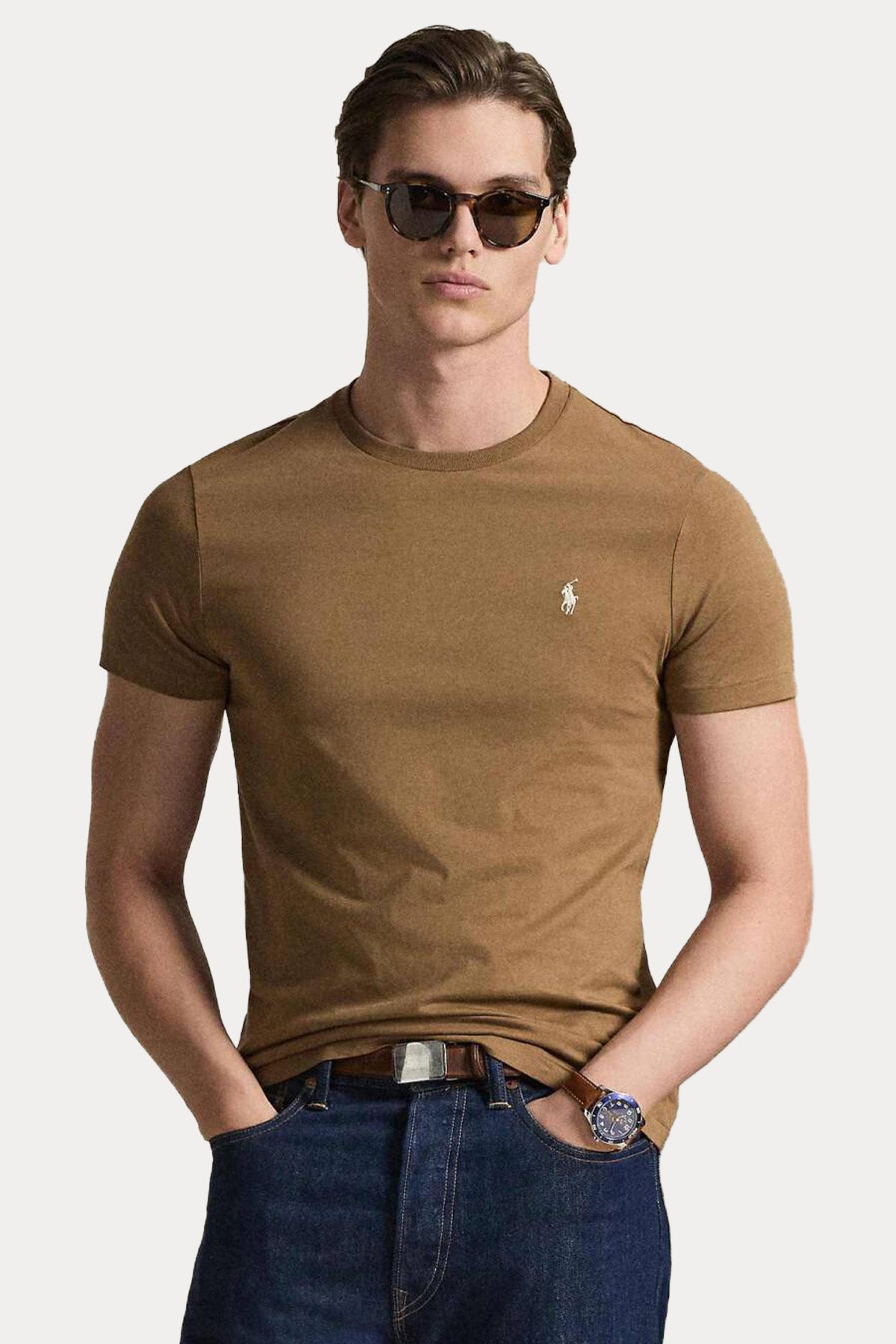Polo Ralph Lauren Regular Fit Yuvarlak Yaka Logolu T-shirt