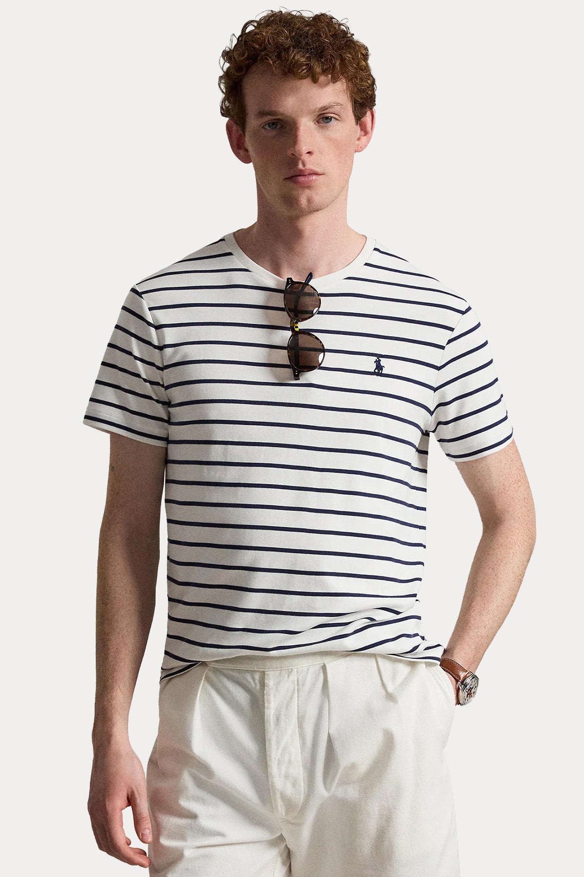 Polo Ralph Lauren Regular Fit Logolu Çizgili T-shirt