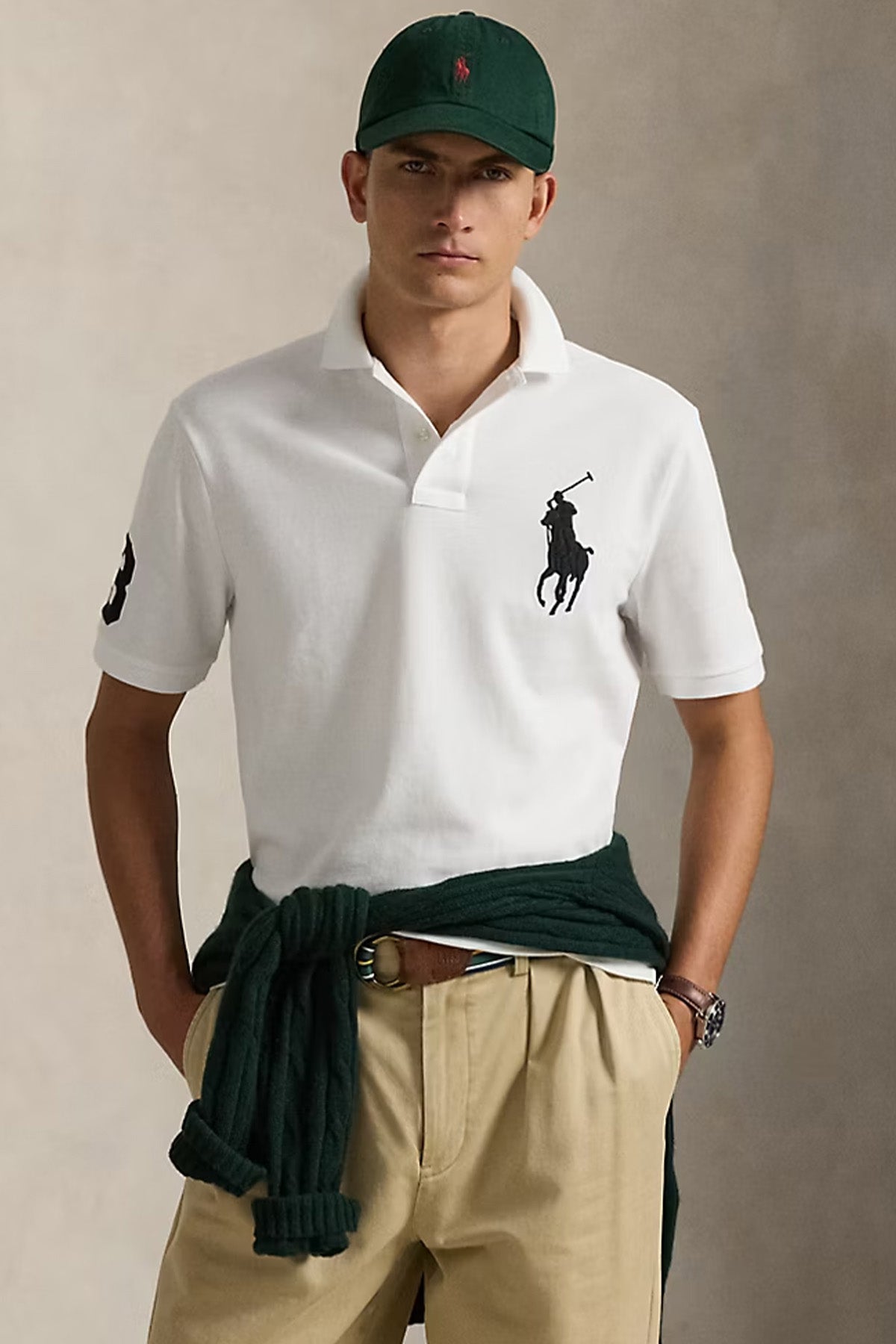 Polo Ralph Lauren Custom Slim Fit Logolu Polo Yaka T-shirt