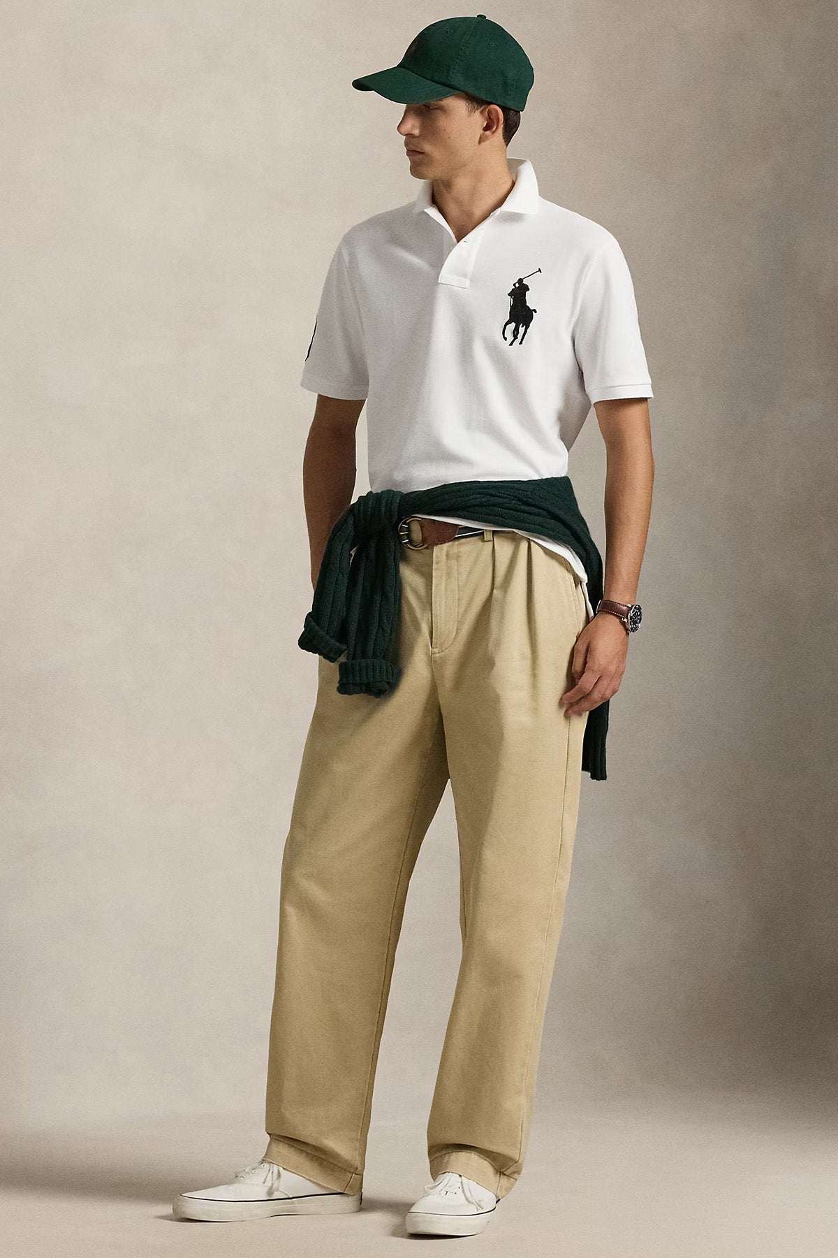 Polo Ralph Lauren Custom Slim Fit Logolu Polo Yaka T-shirt-T-shirt-Libas