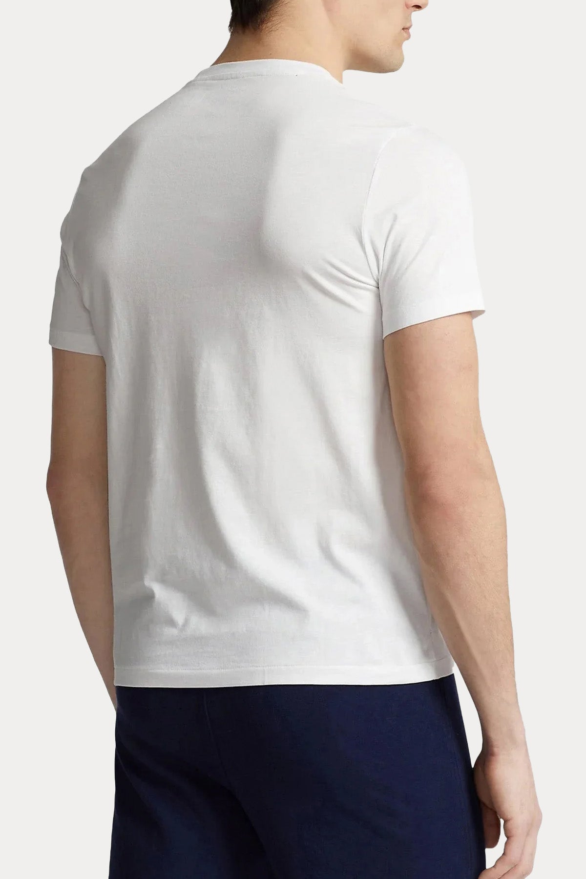 Polo Ralph Lauren Custom Fit Yuvarlak Yaka Logolu T-shirt-T-shirt-Libas