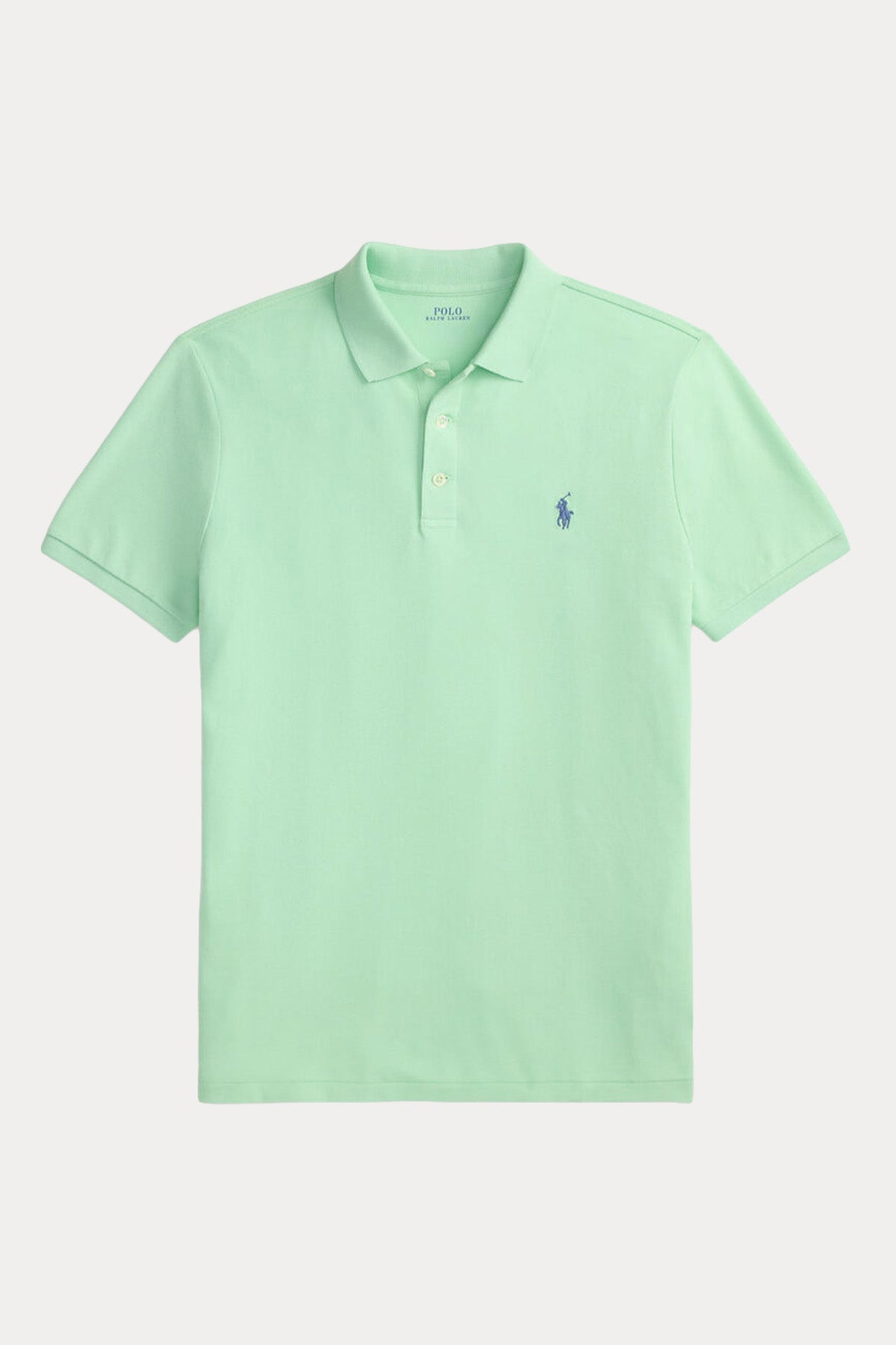 Polo Ralph Lauren Custom Slim Fit Stretch Mesh Polo Yaka T-shirt