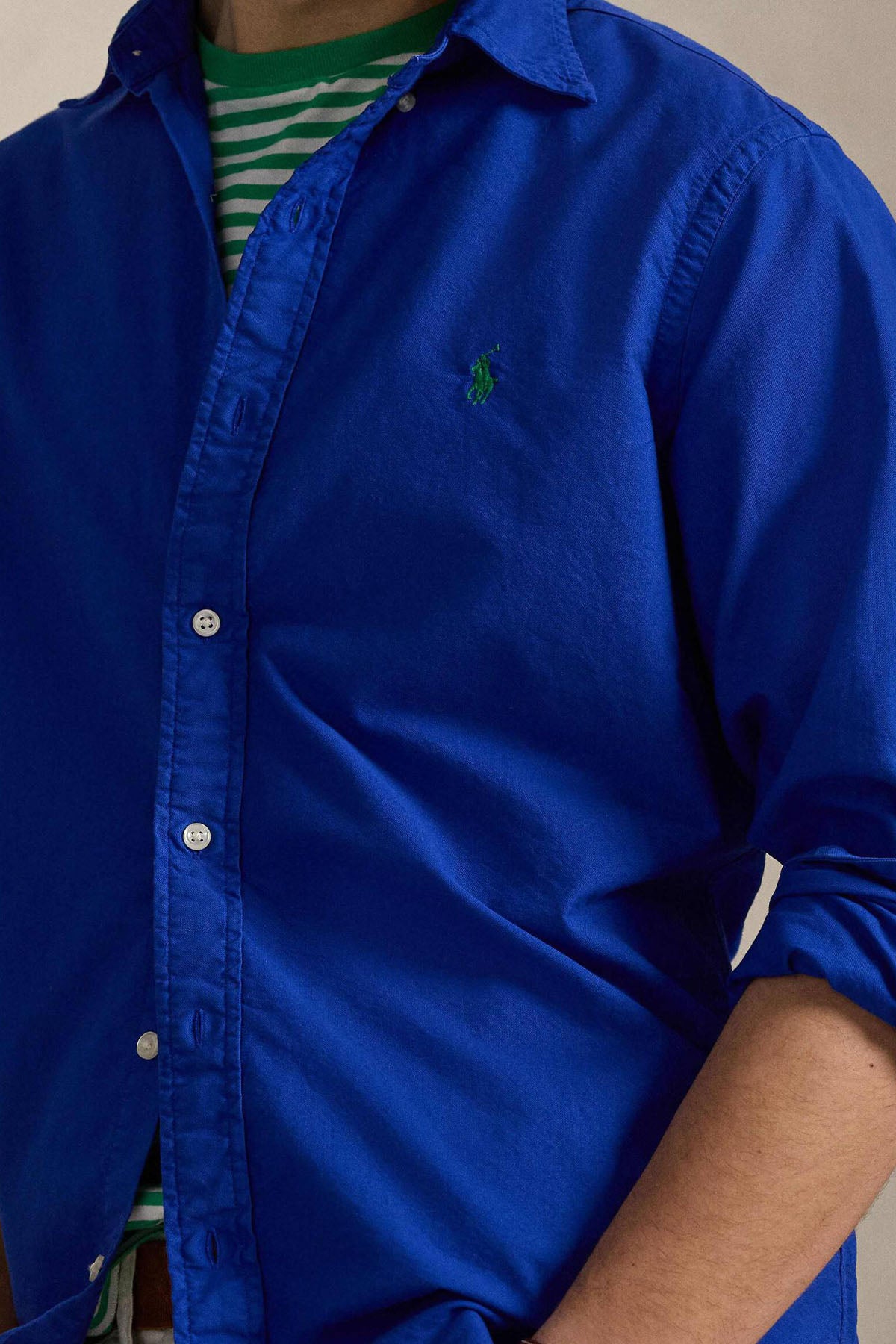 Polo Ralph Lauren Custom Fit Oxford Gömlek-Gömlek-Libas