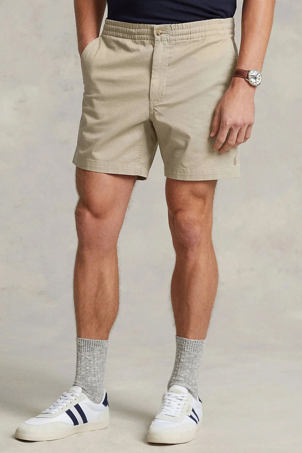 Polo Ralph Lauren Beli Lastikli Stretch Classic Fit Şort-Şort-Libas