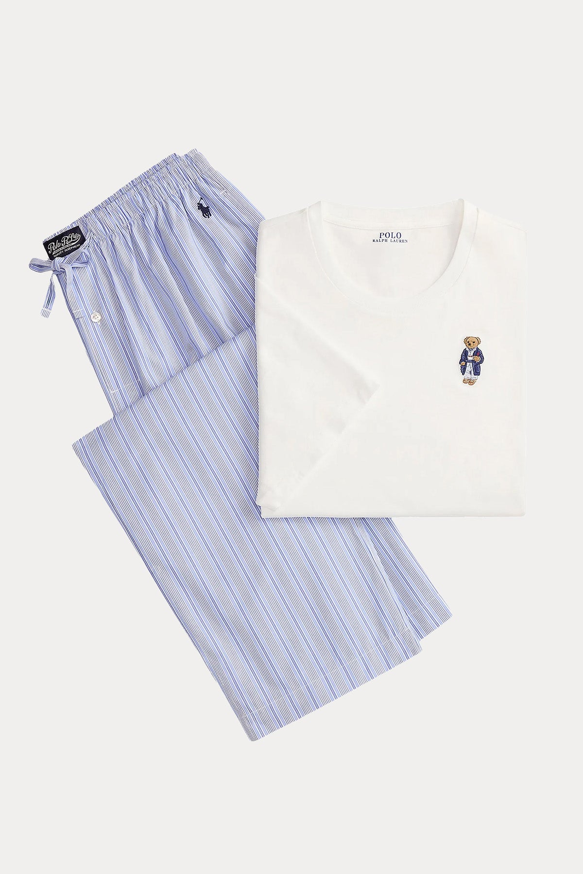 Polo Ralph Lauren Polo Bear Çizgili Pijama Takımı
