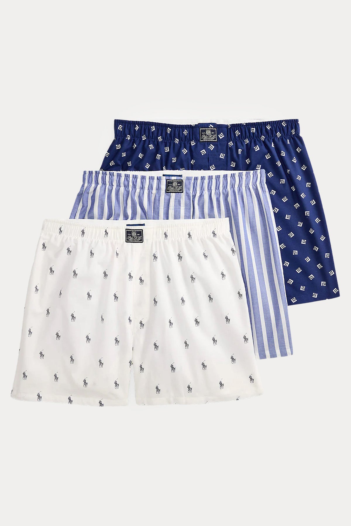 Polo Ralph Lauren 3'lü Paket Pamuklu Boxer Set