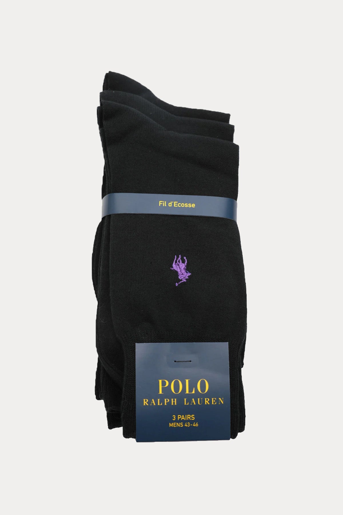 Polo Ralph Lauren İskoç İpliği 3'lü Paket Çorap