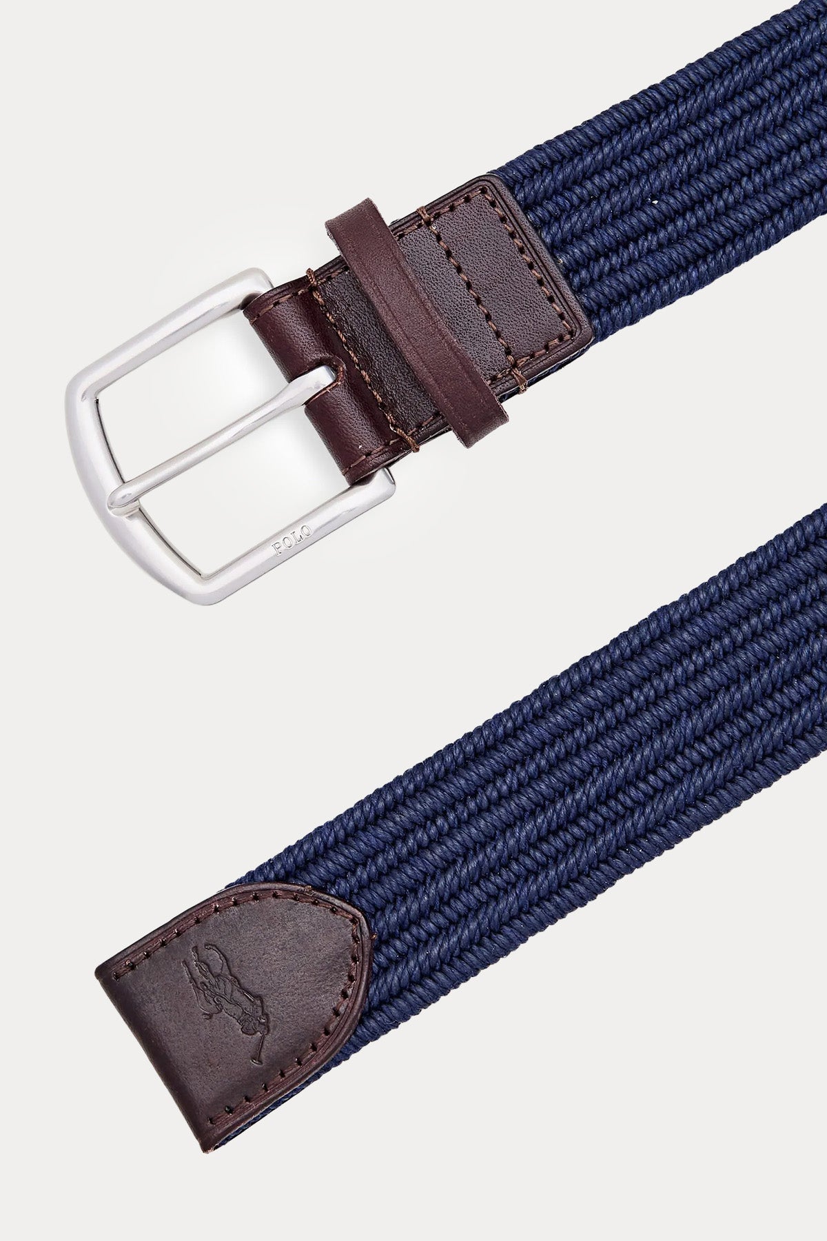 Polo Ralph Lauren Deri Detaylı Streç Örgü Kemer