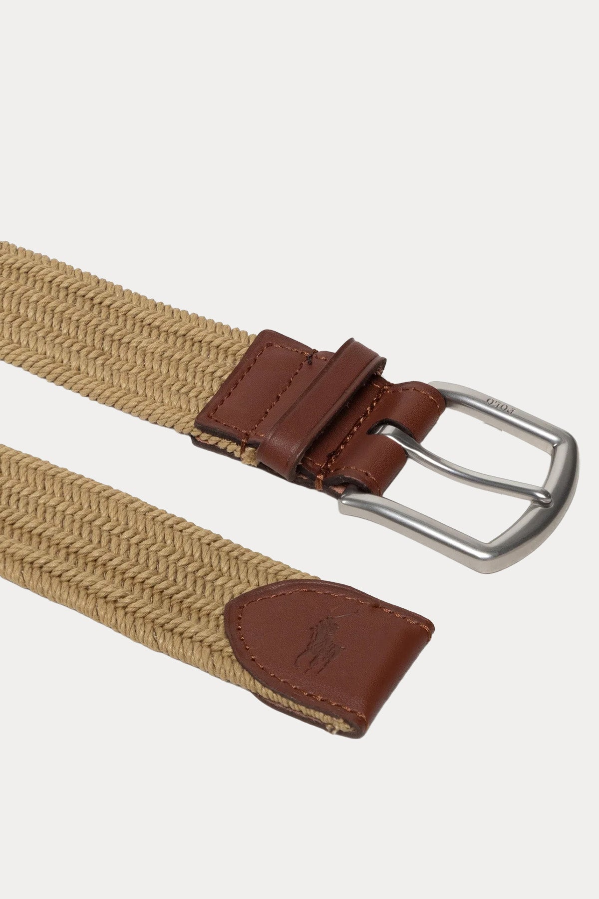 Polo Ralph Lauren Deri Detaylı Streç Örgü Kemer