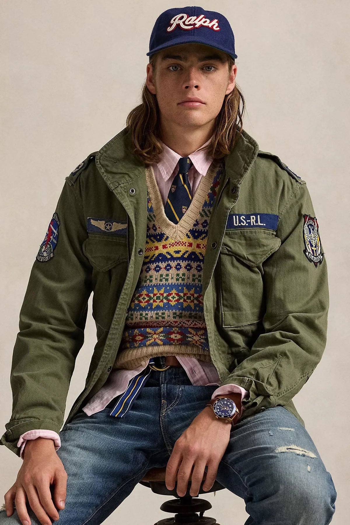 Polo Ralph Lauren Logolu Beli Büzgülü Safari Mont Ceket-Ceket-Libas