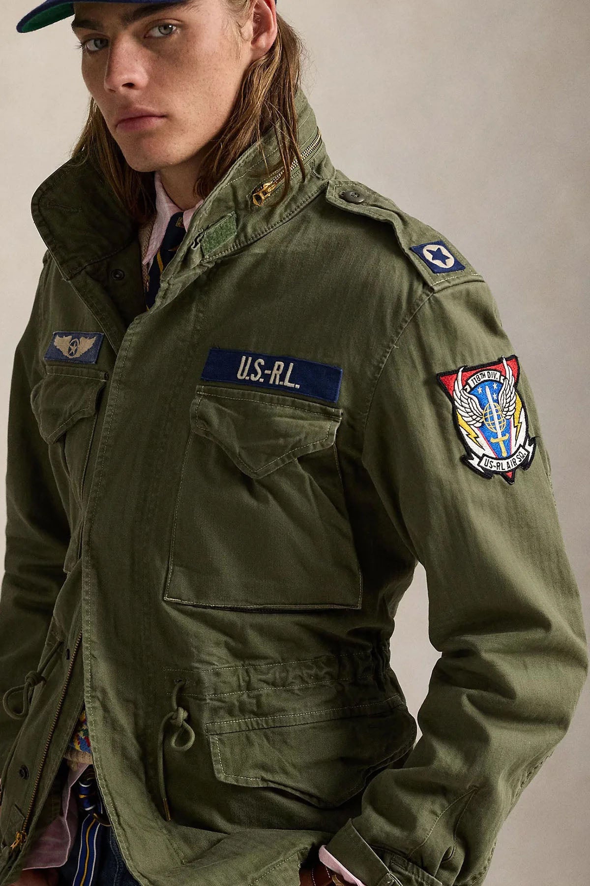 Polo Ralph Lauren Logolu Beli Büzgülü Safari Mont Ceket-Ceket-Libas