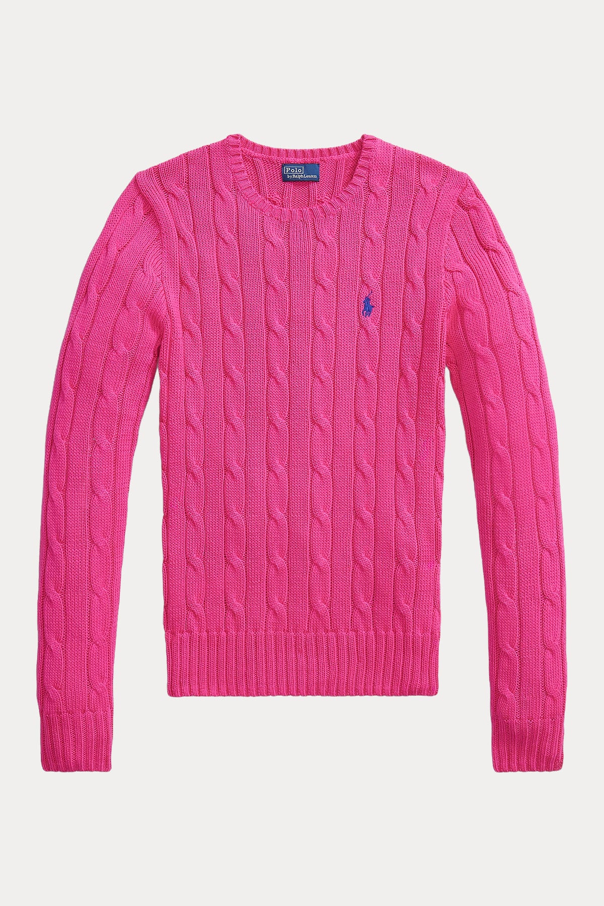 Polo Ralph Lauren Slim Fit Yuvarlak Yaka Saç Örgü Triko