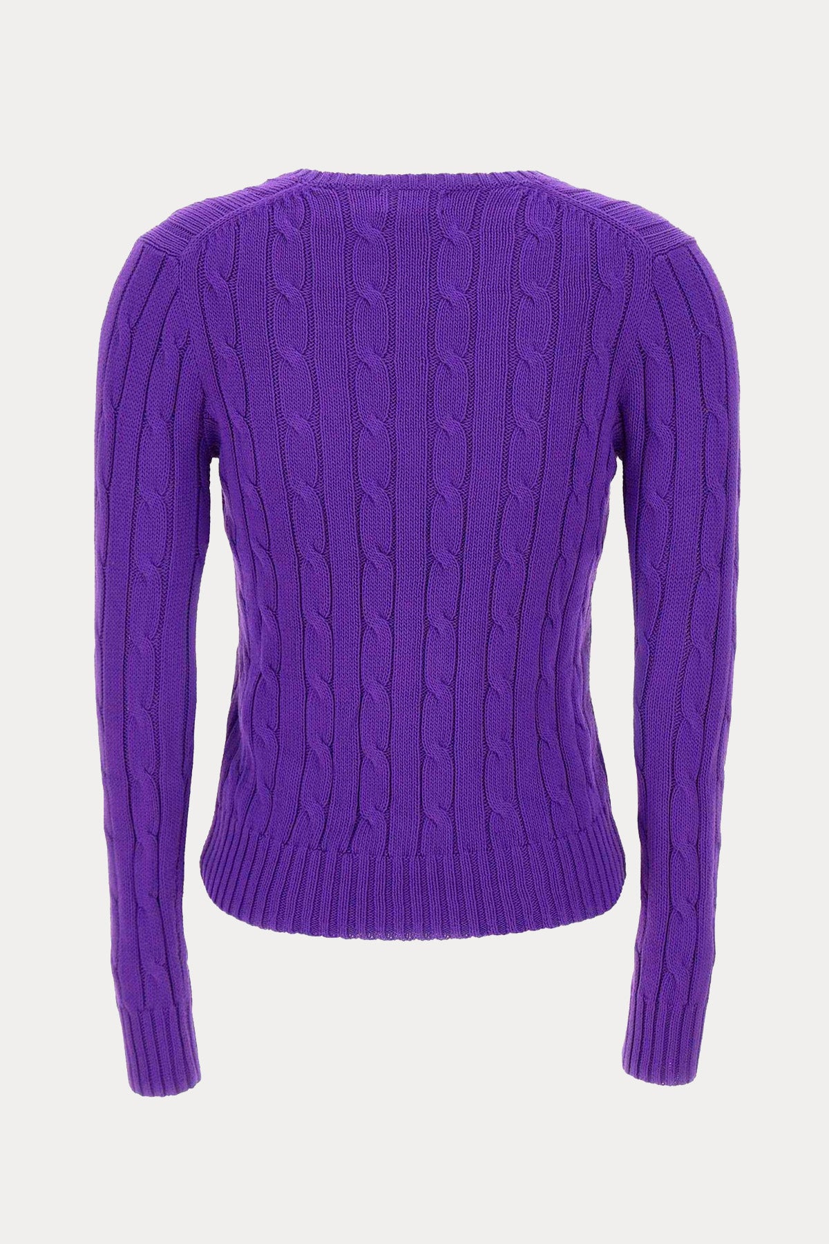 Polo Ralph Lauren Slim Fit V Yaka Saç Örgü Triko