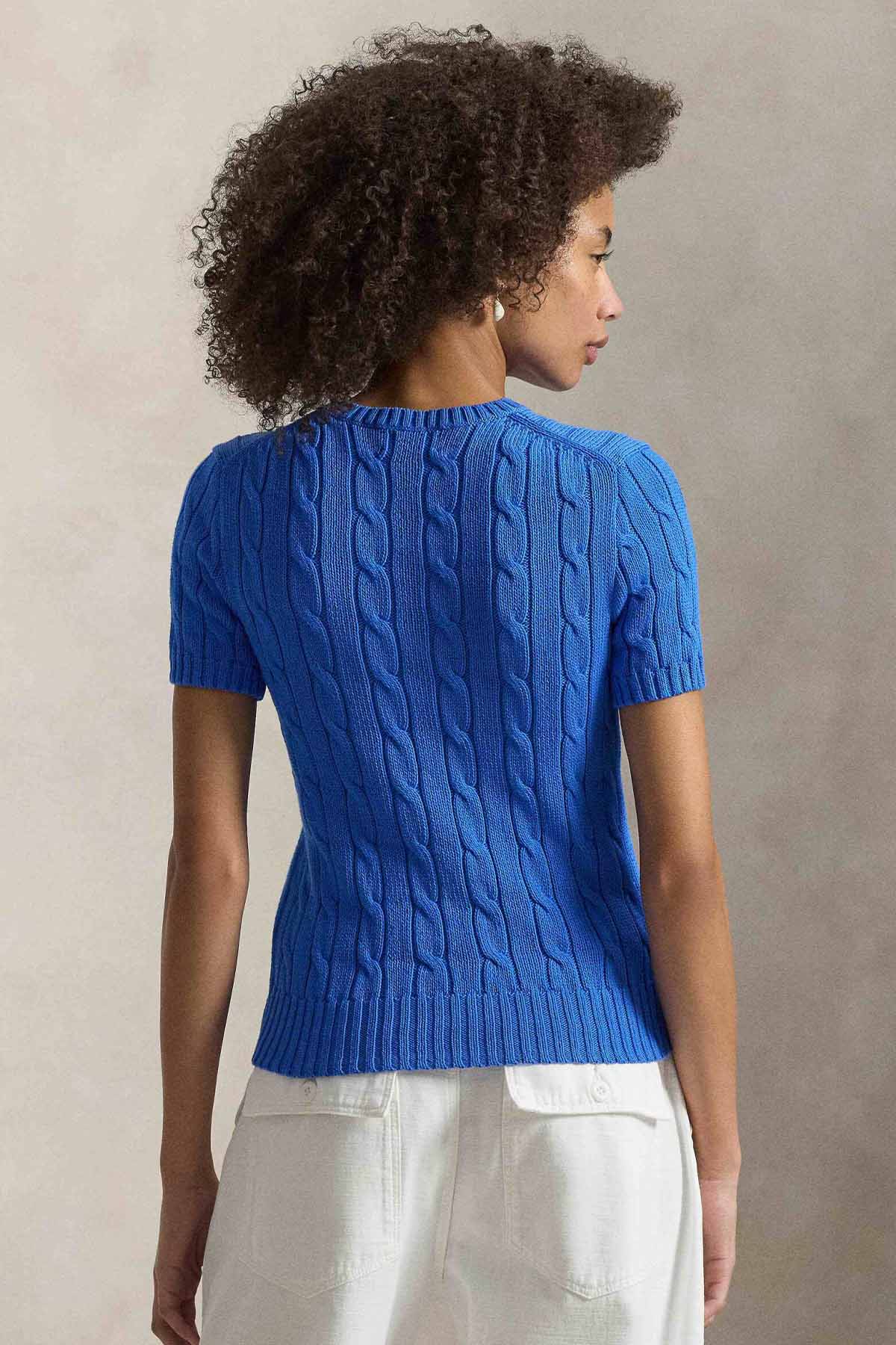 Polo Ralph Lauren Slim Fit Cep Detaylı Saç Örgü Triko-Triko-Libas