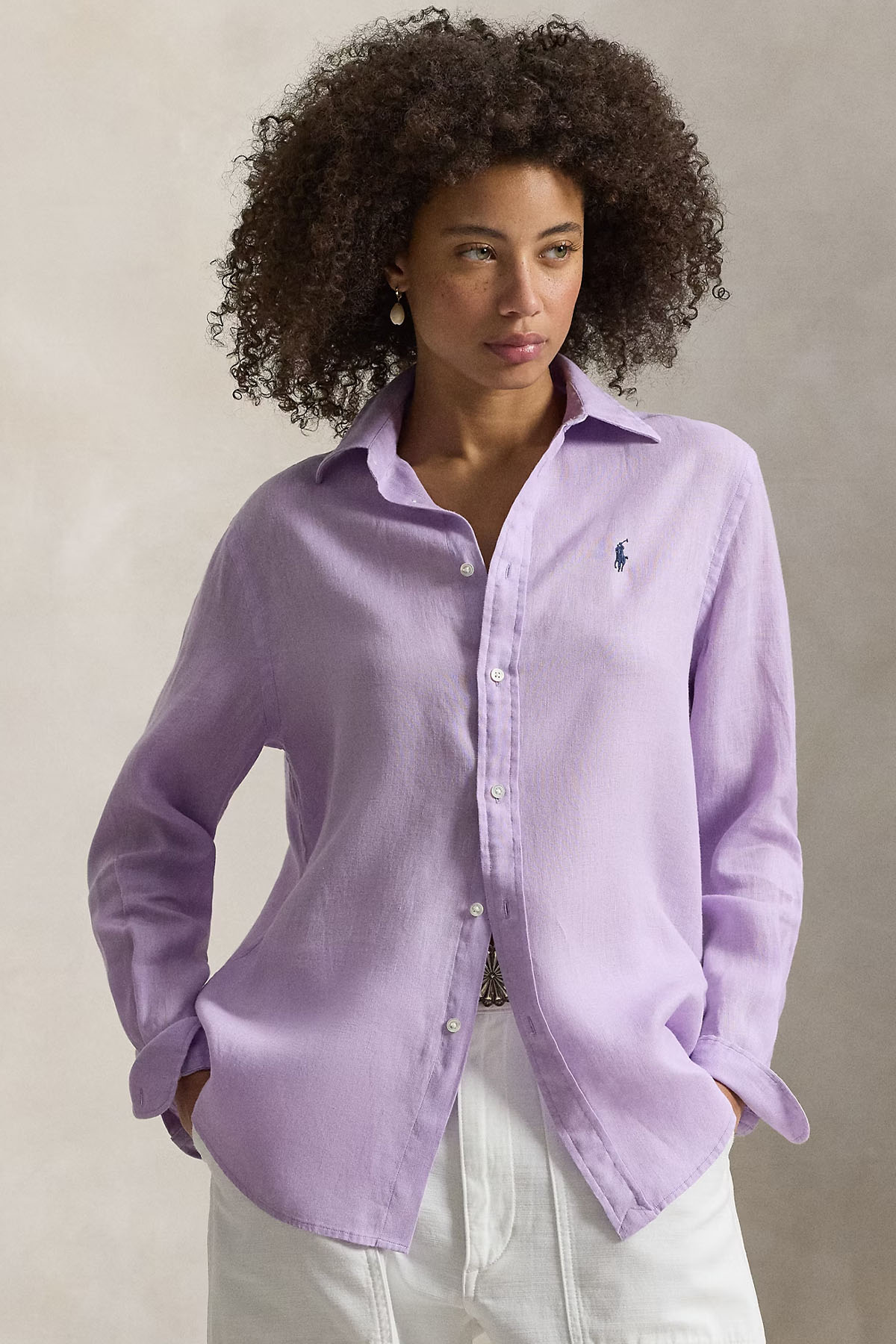 Polo Ralph Lauren Classic Fit Keten Gömlek