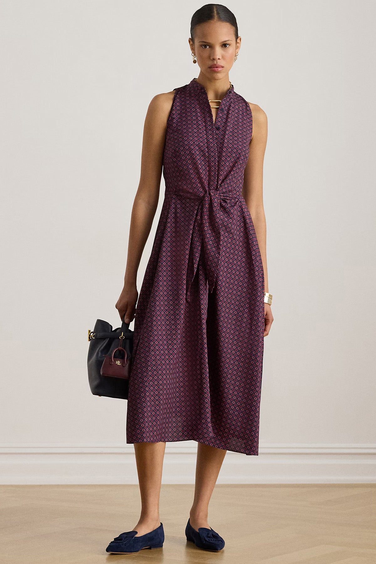 Polo Ralph Lauren Midi Krep Elbise