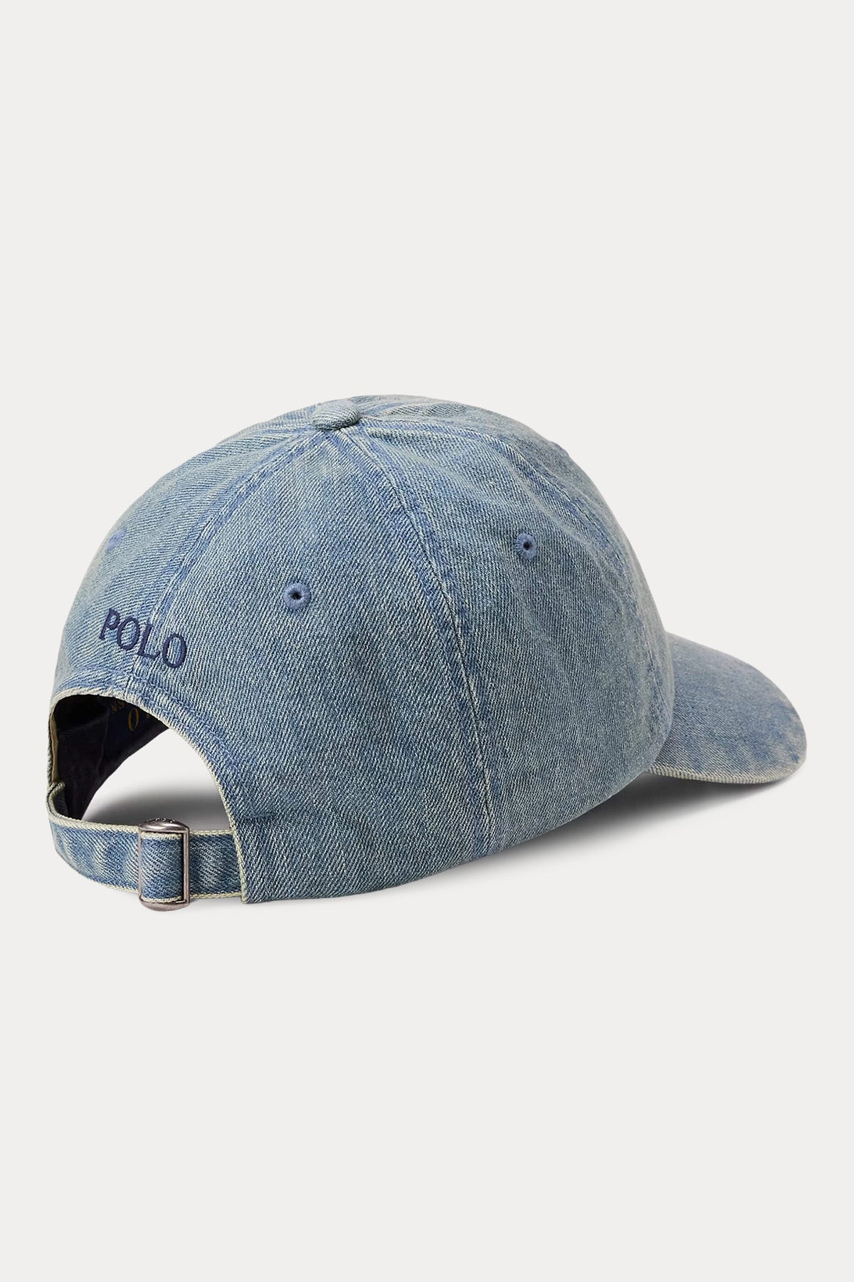 Polo Ralph Lauren Pony Logolu Denim Şapka-Şapka-Libas