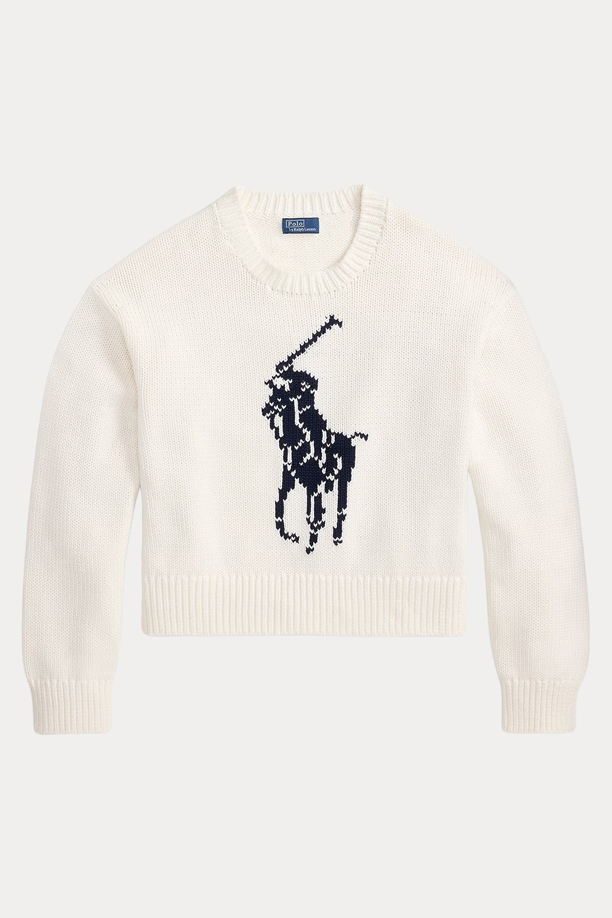 Polo Ralph Lauren Relaxed Fit Big Pony Logolu Örgü Triko-Triko-Libas