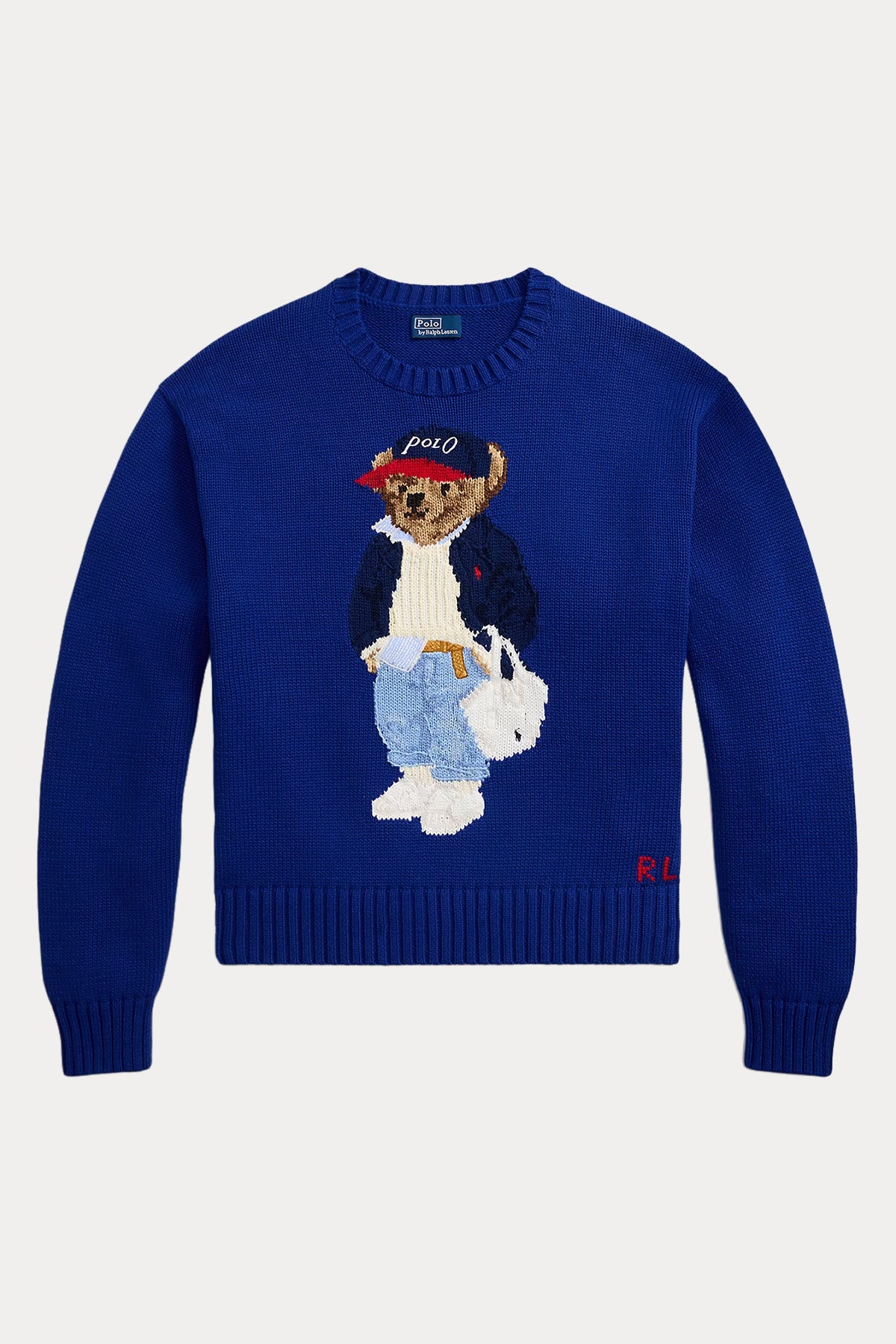 Polo Ralph Lauren Relaxed Fit Polo Bear Örgü Triko-Triko-Libas