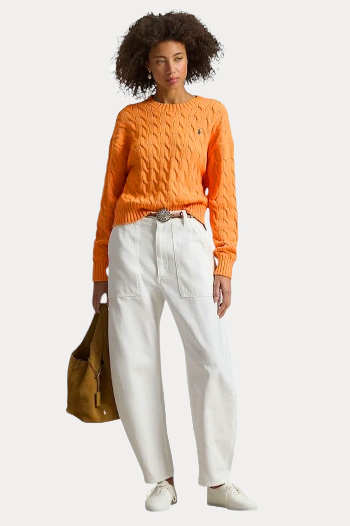 Polo Ralph Lauren Relaxed Fit Saç Örgü Triko