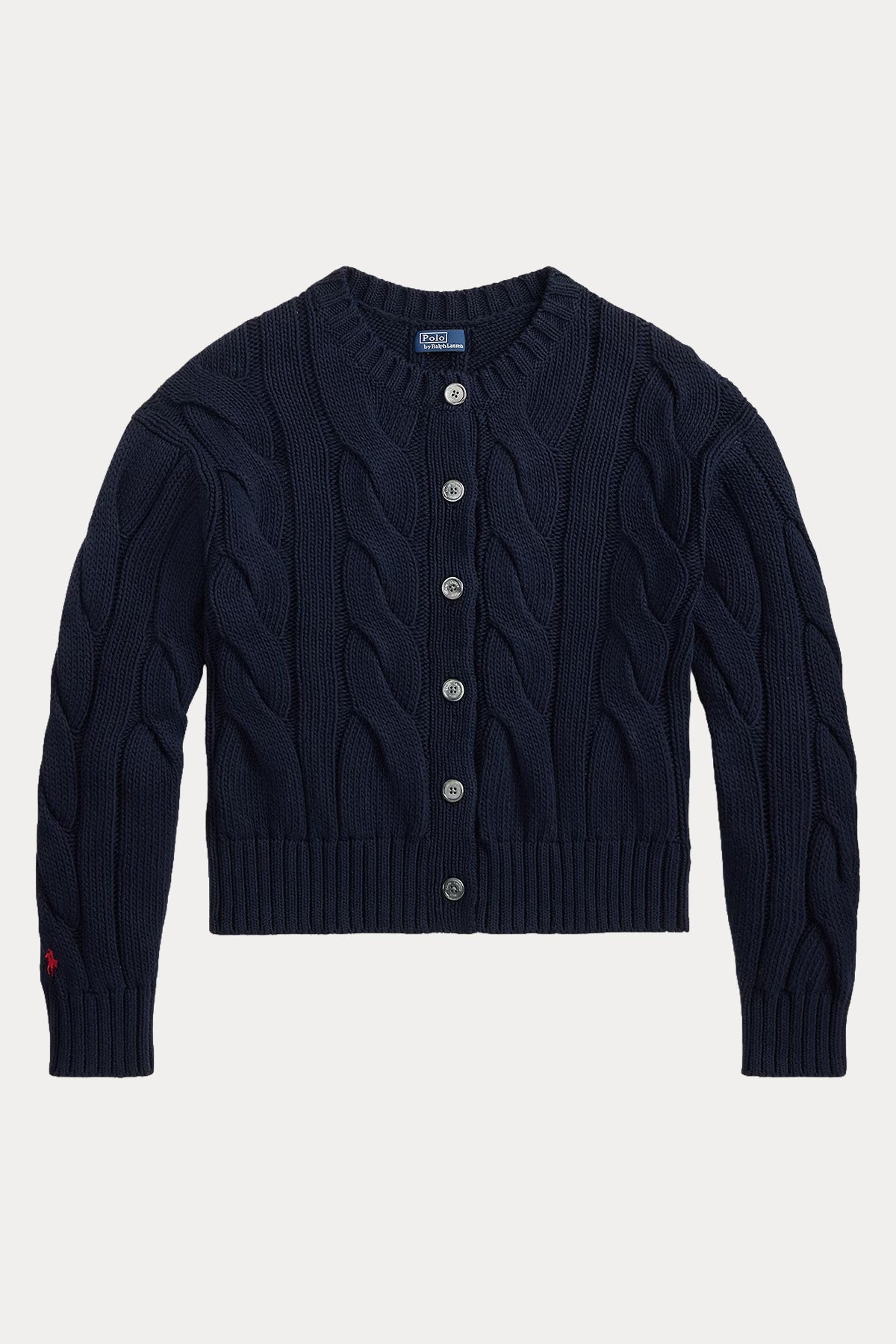 Polo Ralph Lauren Relaxed Fit Saç Örgü Triko Ceket-Ceket-Libas