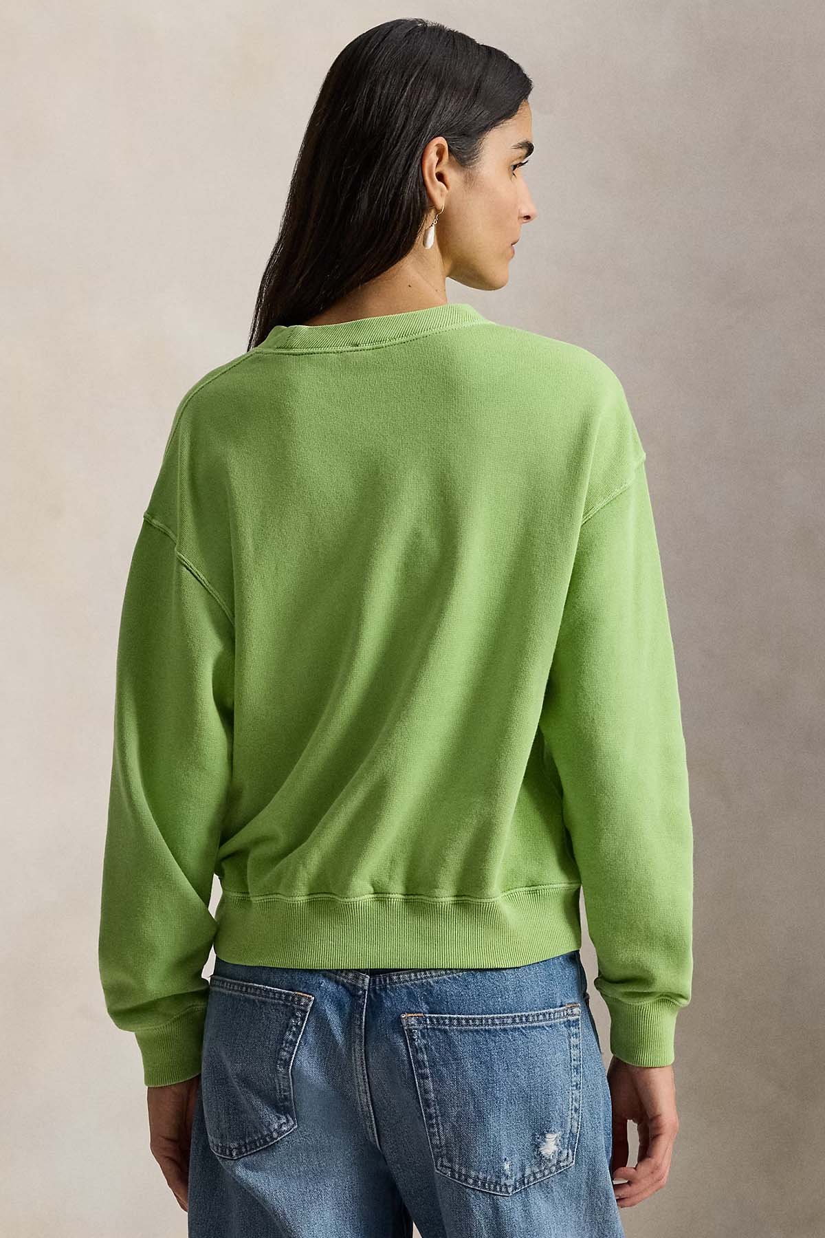 Polo Ralph Lauren Relaxed Fit Pony Logolu Sweatshirt-Sweatshirt-Libas