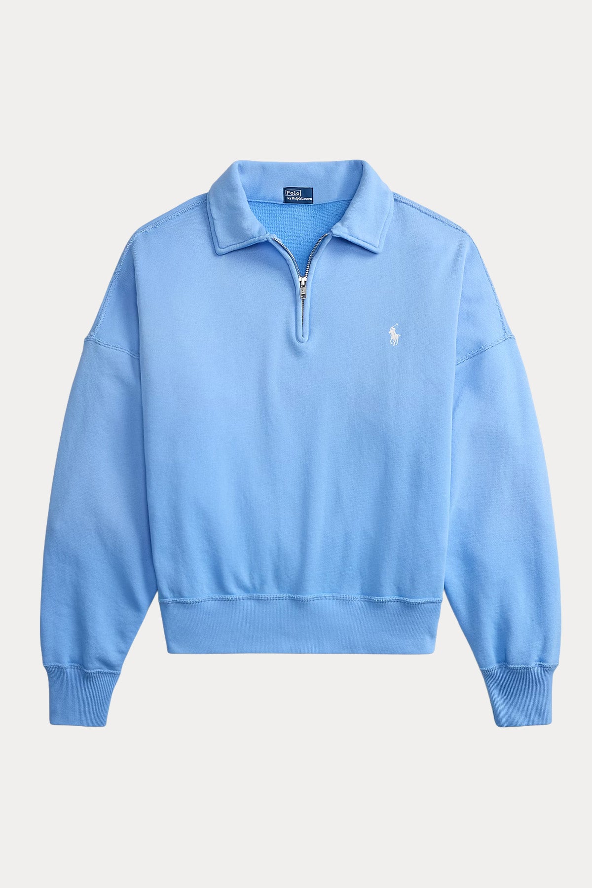 Polo Ralph Lauren Relaxed Fit Fermuarlı Polo Yaka Sweatshirt-Sweatshirt-Libas