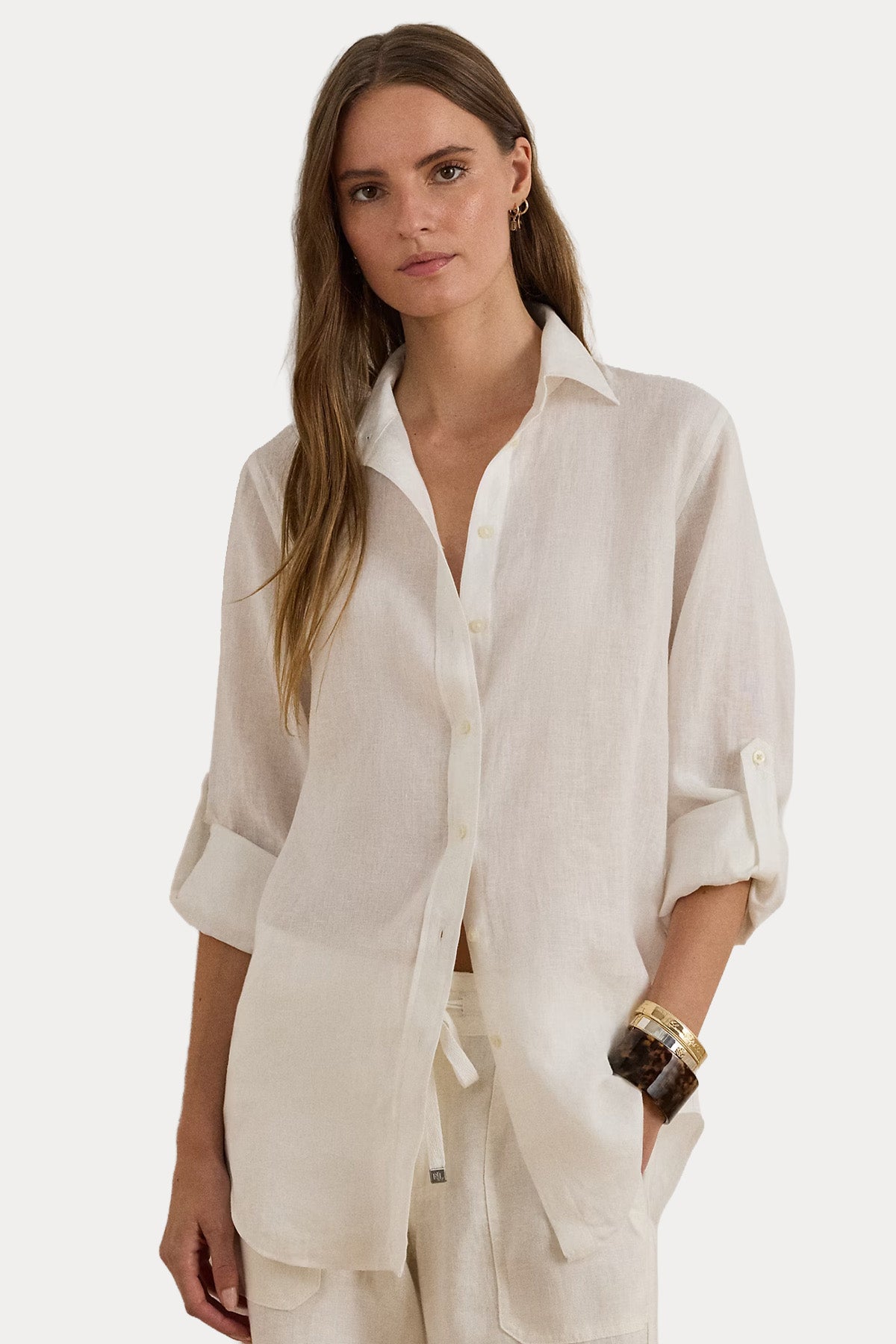 Polo Ralph Lauren Relaxed Fit Keten Gömlek