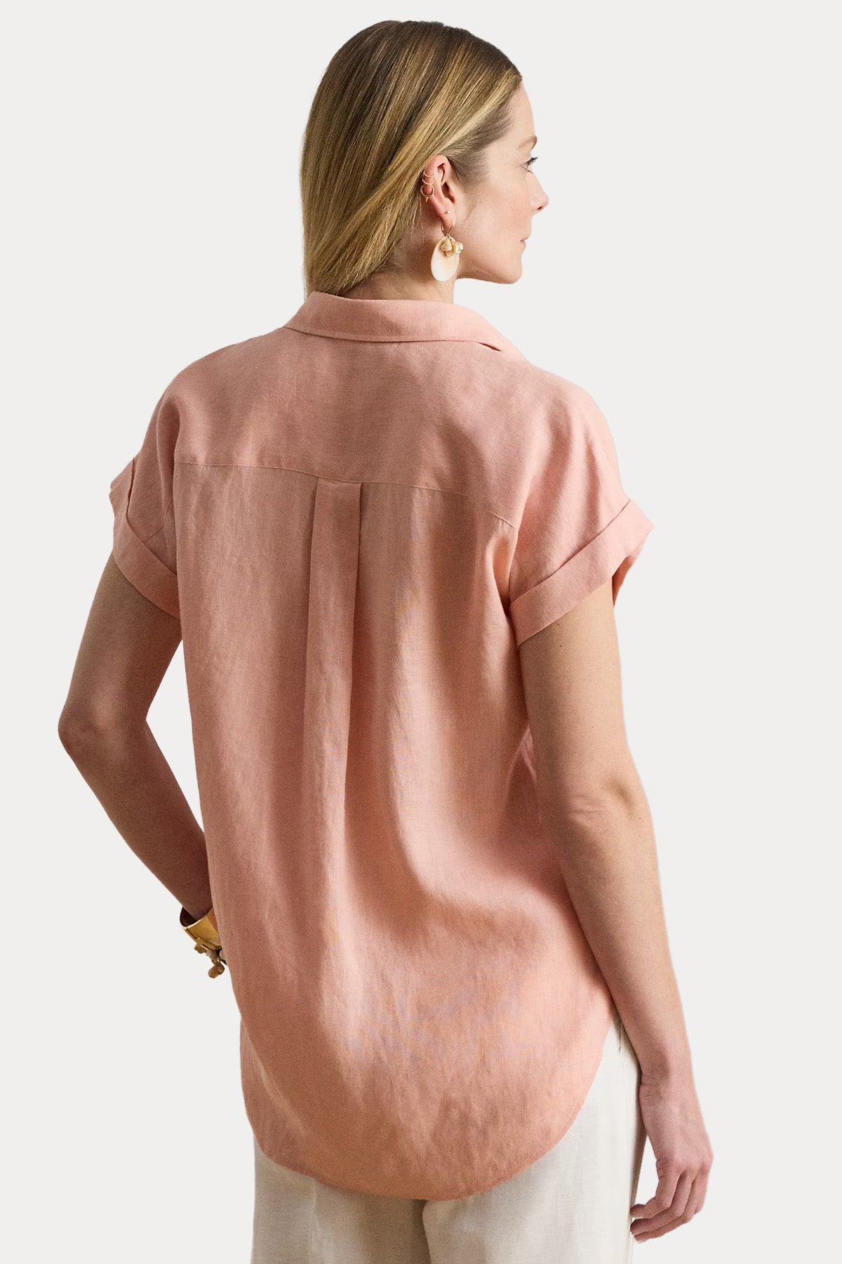 Polo Ralph Lauren Relaxed Fit Keten Gömlek-Gömlek-Libas