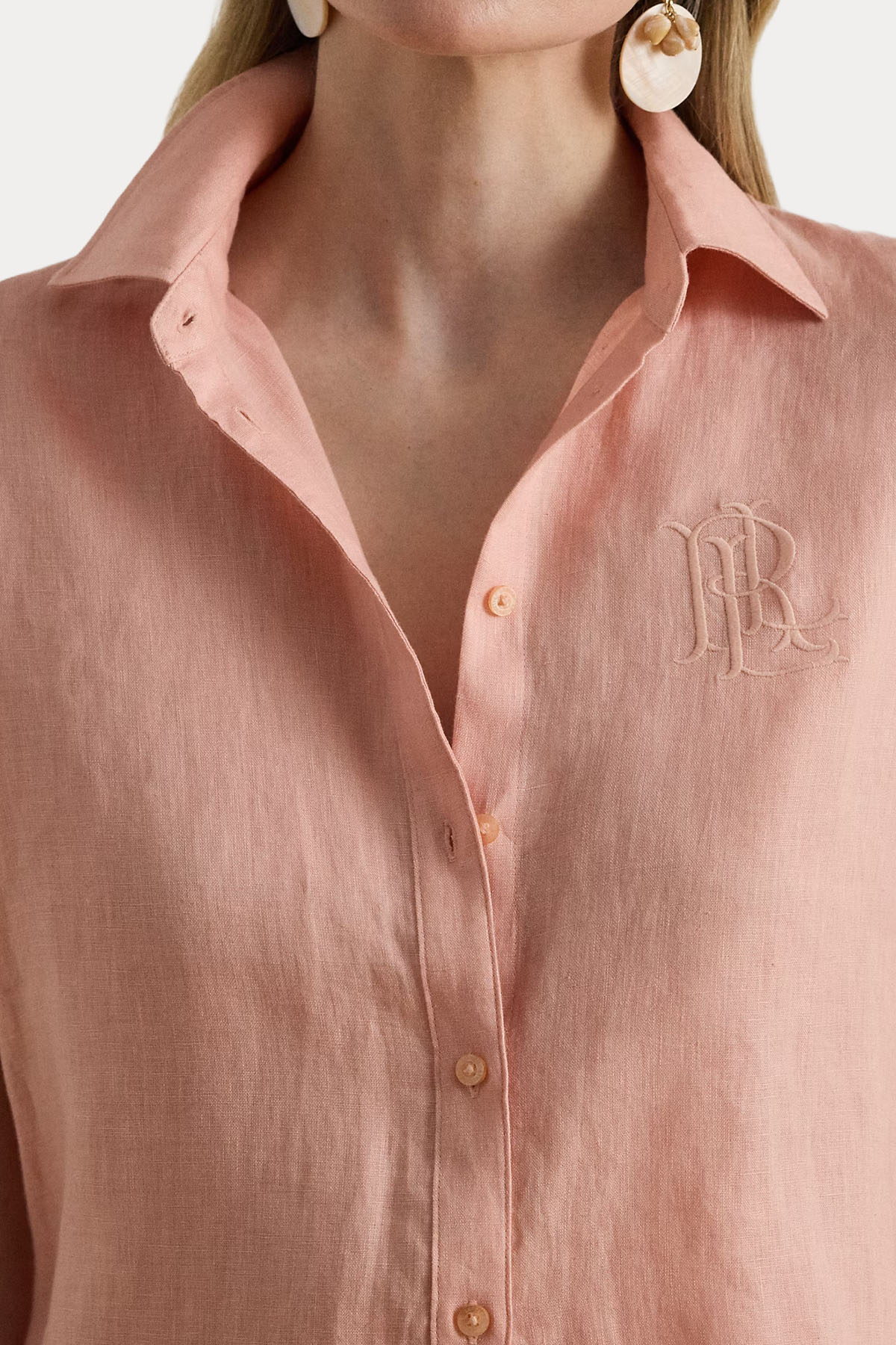 Polo Ralph Lauren Relaxed Fit Keten Gömlek-Gömlek-Libas