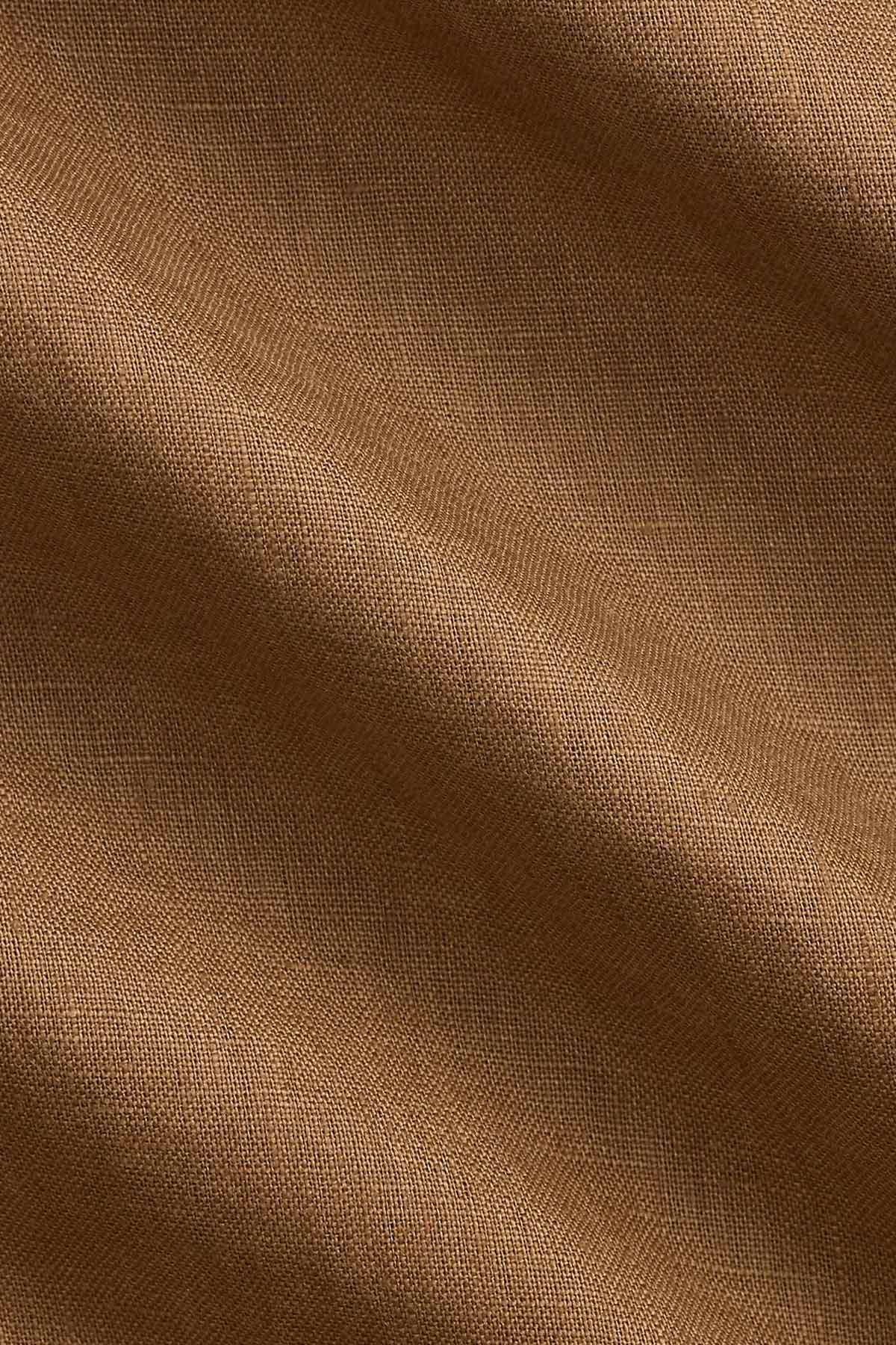 Polo Ralph Lauren Custom Fit Keten Gömlek-Gömlek-Libas