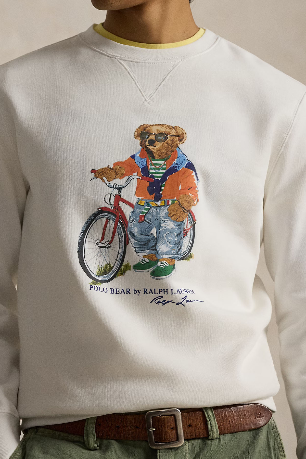 Polo Ralph Lauren Relaxed Fit Polo Bear Sweatshirt-Sweatshirt-Libas