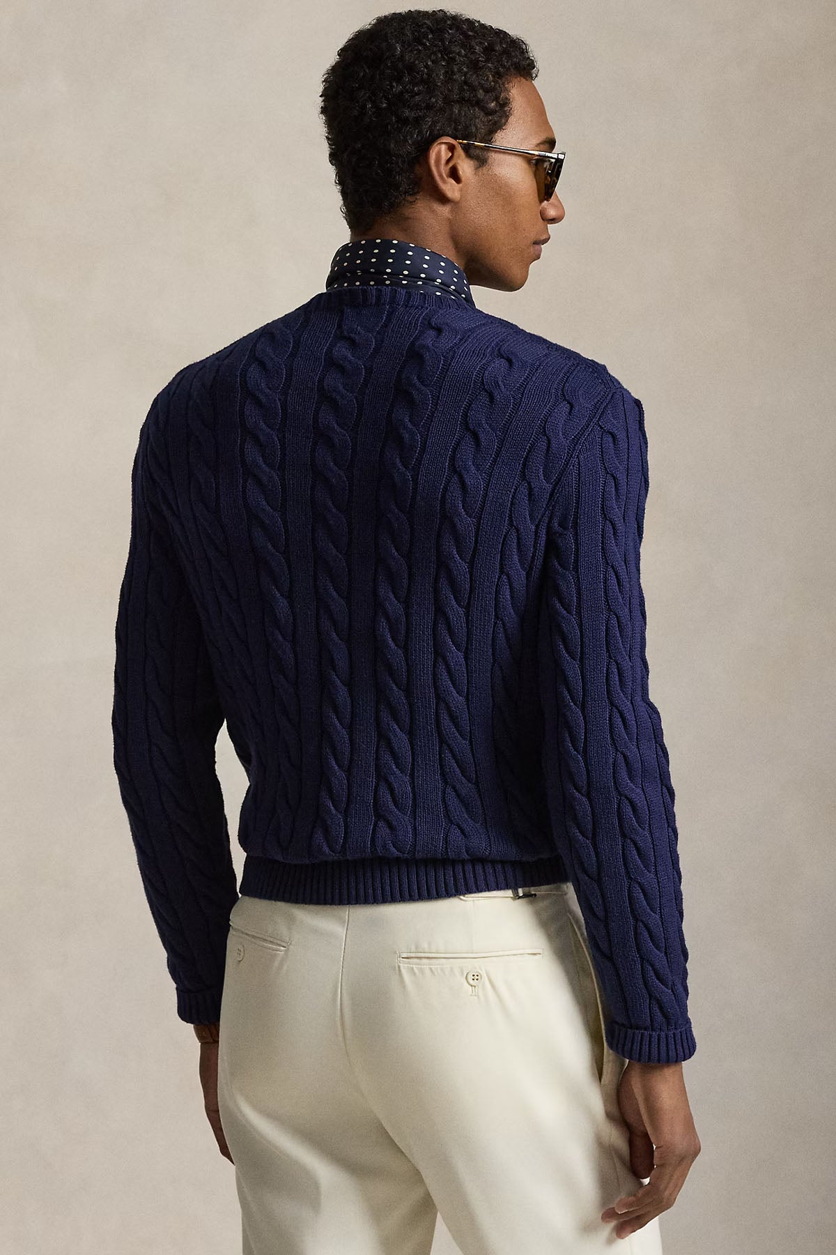 Polo Ralph Lauren Yuvarlak Yaka Saç Örgü Triko-Triko-Libas