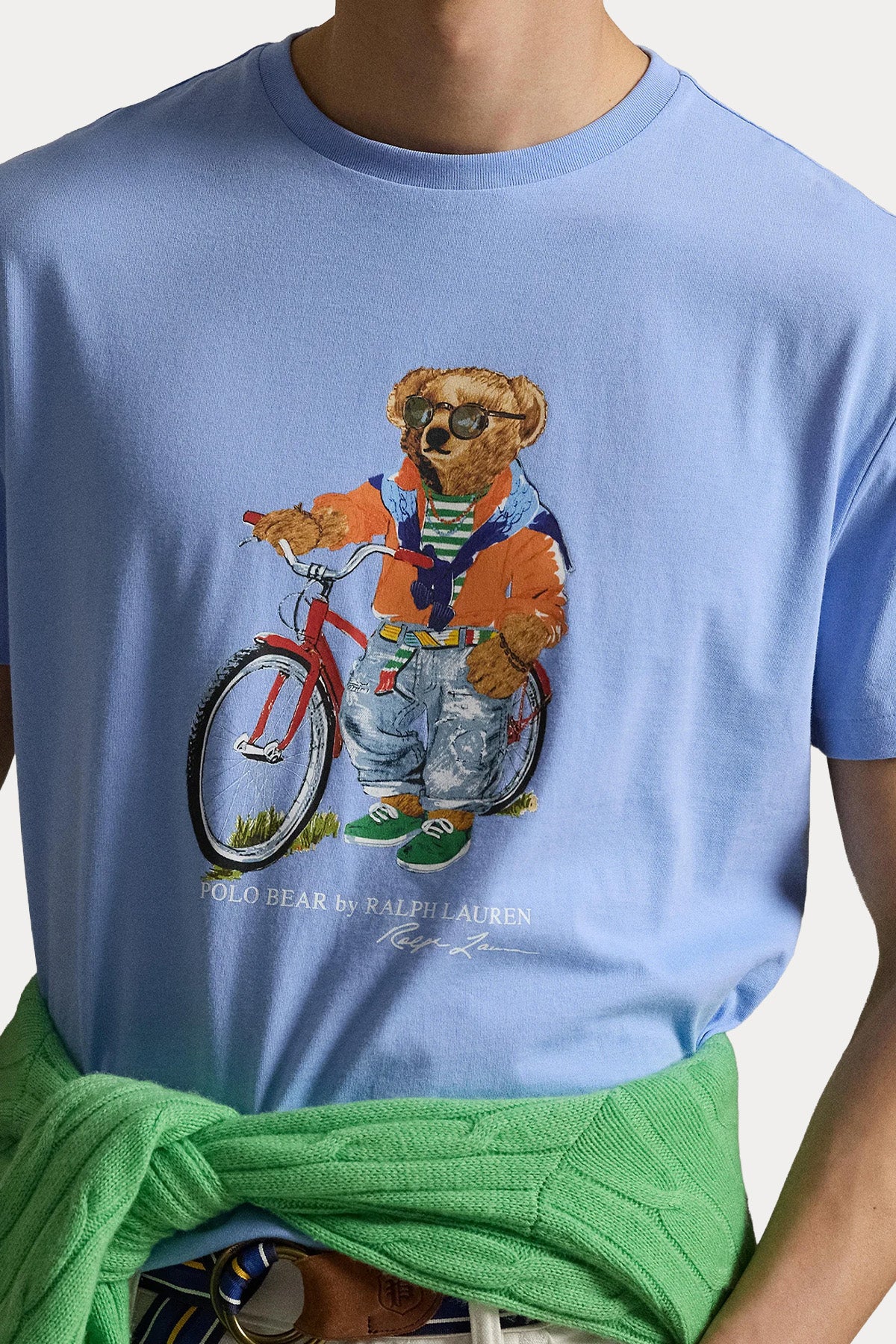 Polo Ralph Lauren Custom Slim Fit Polo Bear T-shirt-T-shirt-Libas