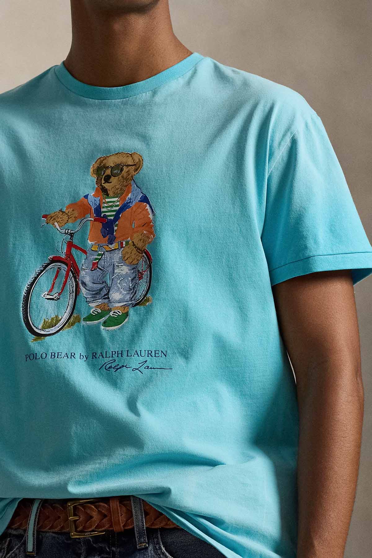 Polo Ralph Lauren Custom Slim Fit Polo Bear T-shirt-T-shirt-Libas