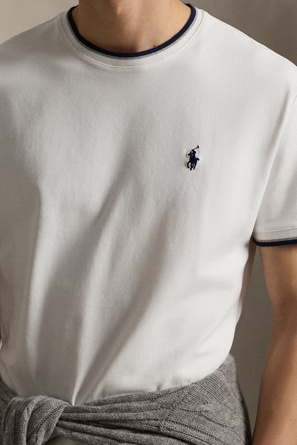 Polo Ralph Lauren Classic Fit Yuvarlak Yaka Streç T-shirt-T-shirt-Libas