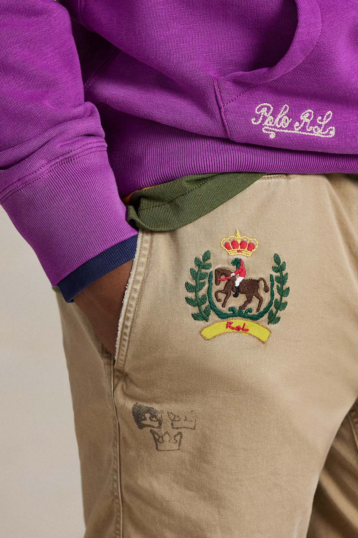 Polo Ralph Lauren Classic Fit Yandan Cepli Şort-Şort-Libas
