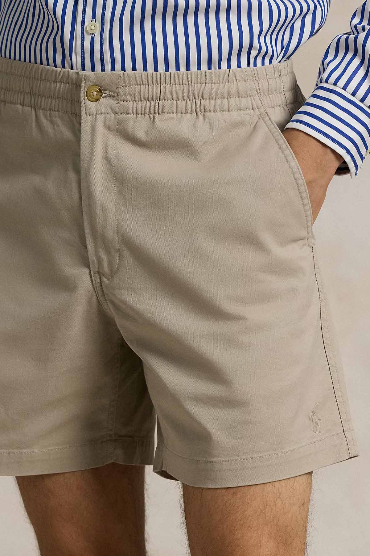 Polo Ralph Lauren Beli Lastikli Stretch Classic Fit Şort-Şort-Libas