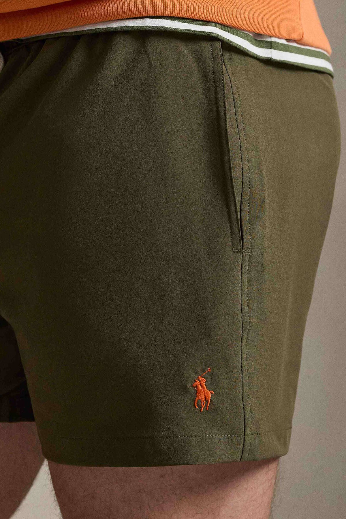 Polo Ralph Lauren Slim Fit Beli Lastikli Streç Şort Mayo-Şort Mayo-Libas