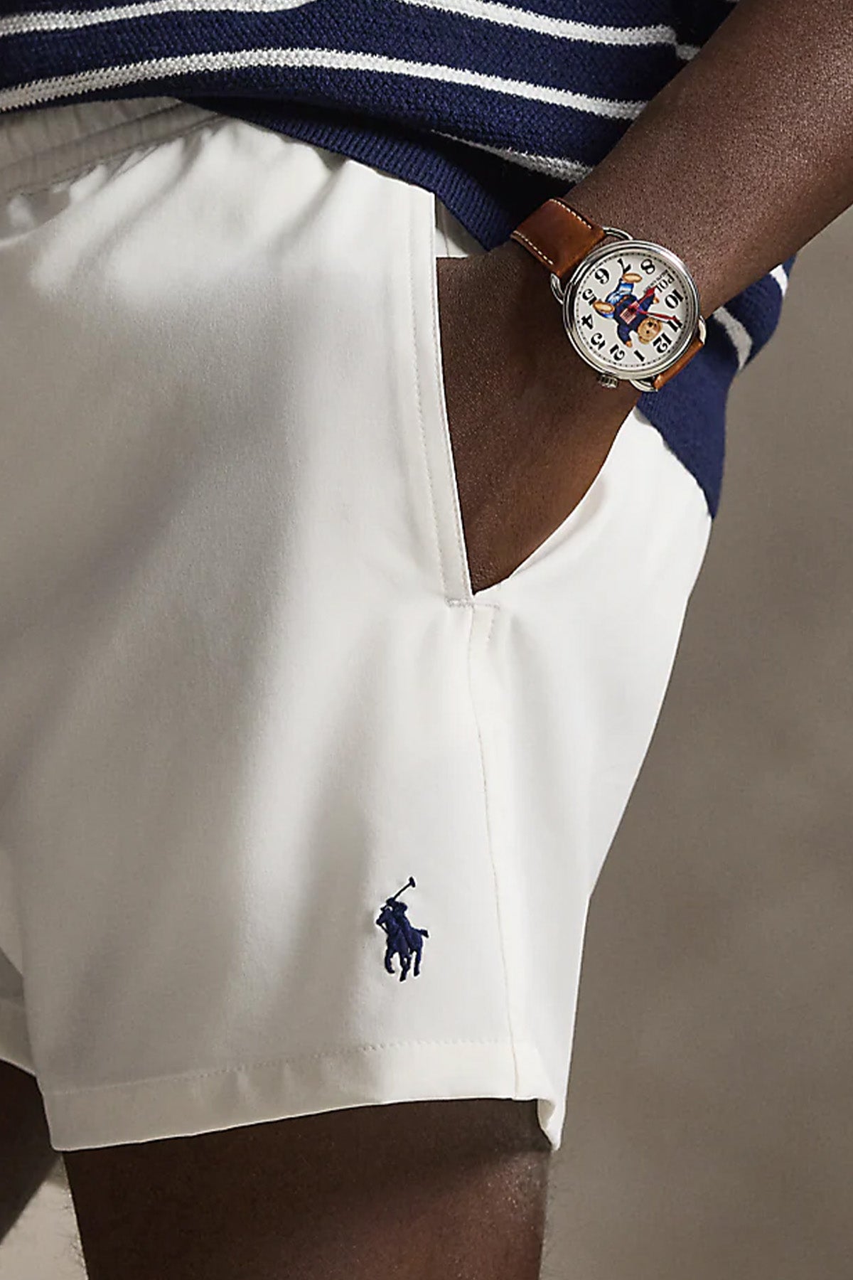 Polo Ralph Lauren Slim Fit Beli Lastikli Streç Şort Mayo