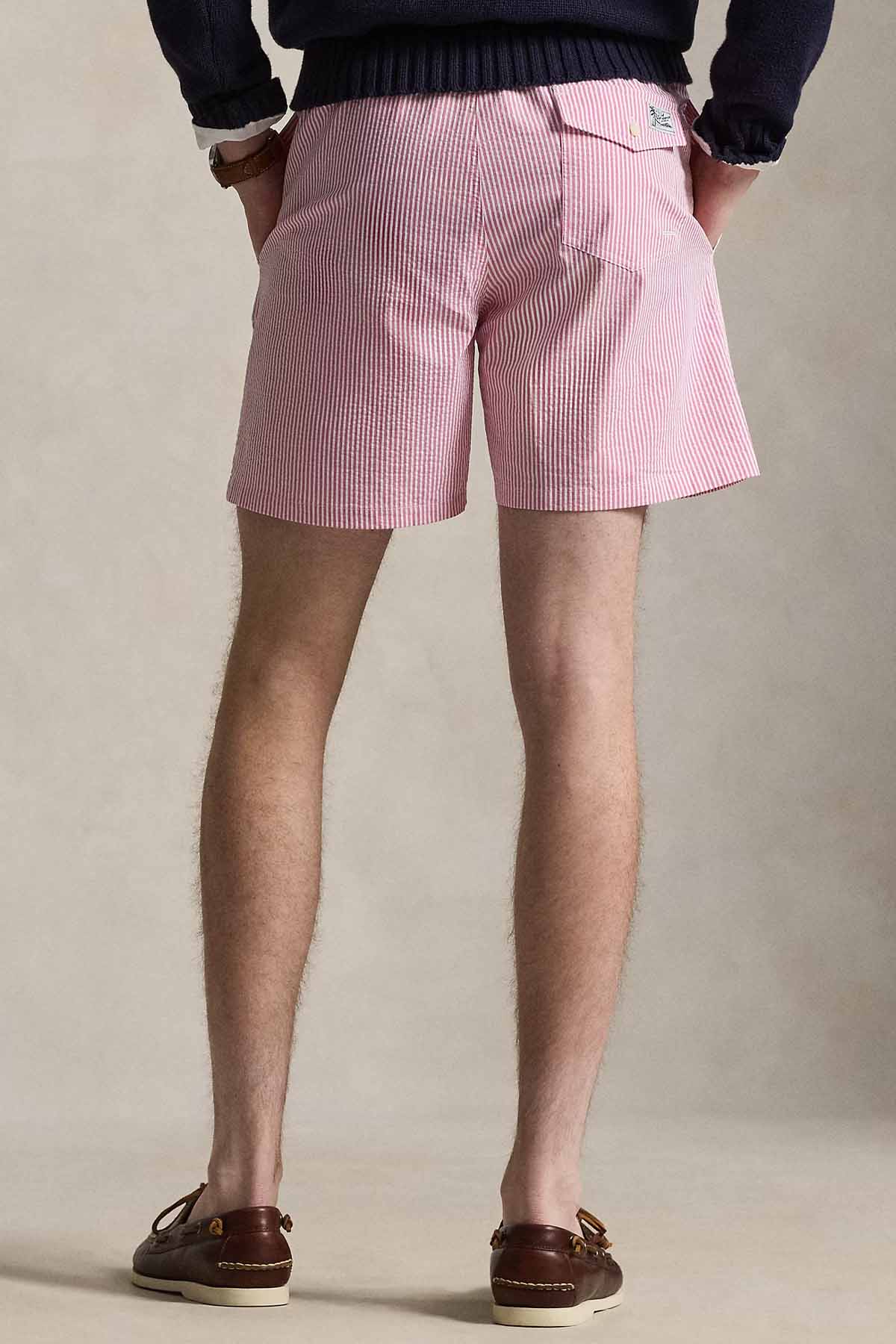 Polo Ralph Lauren Relaxed Fit Beli Lastikli Çizgili Streç Şort Mayo-Şort Mayo-Libas