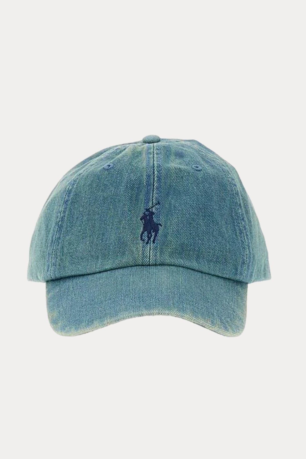 Polo Ralph Lauren Pony Logolu Denim Şapka-Şapka-Libas