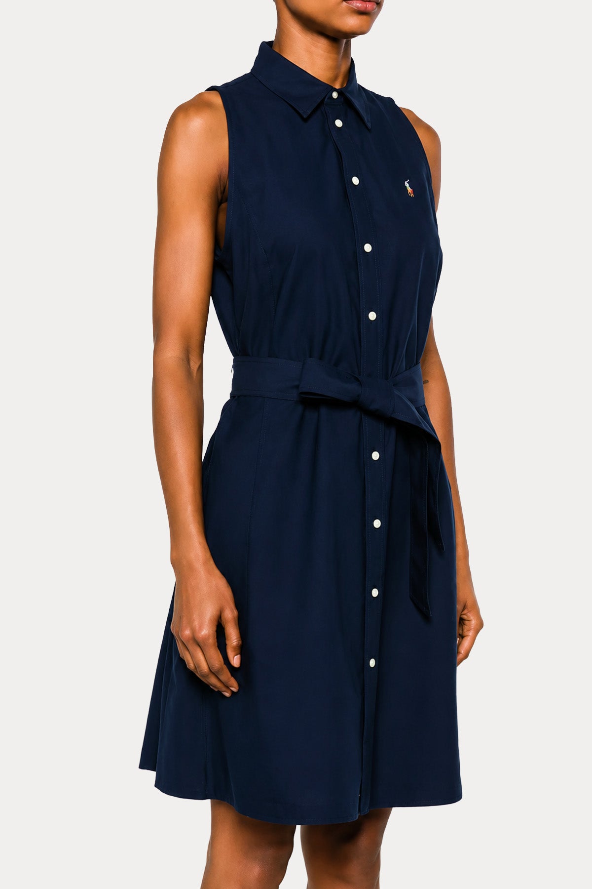Polo Ralph Lauren Kemerli Mini Gömlek Elbise
