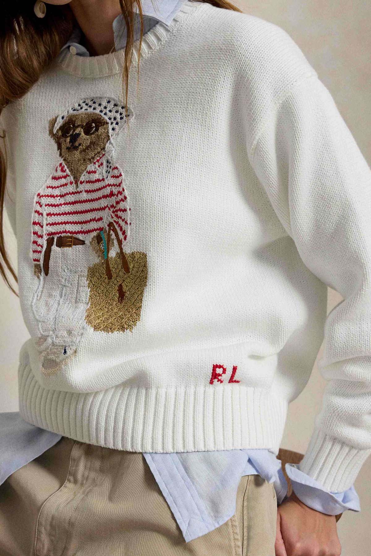 Polo Ralph Lauren Relaxed Fit Polo Bear Örgü Triko