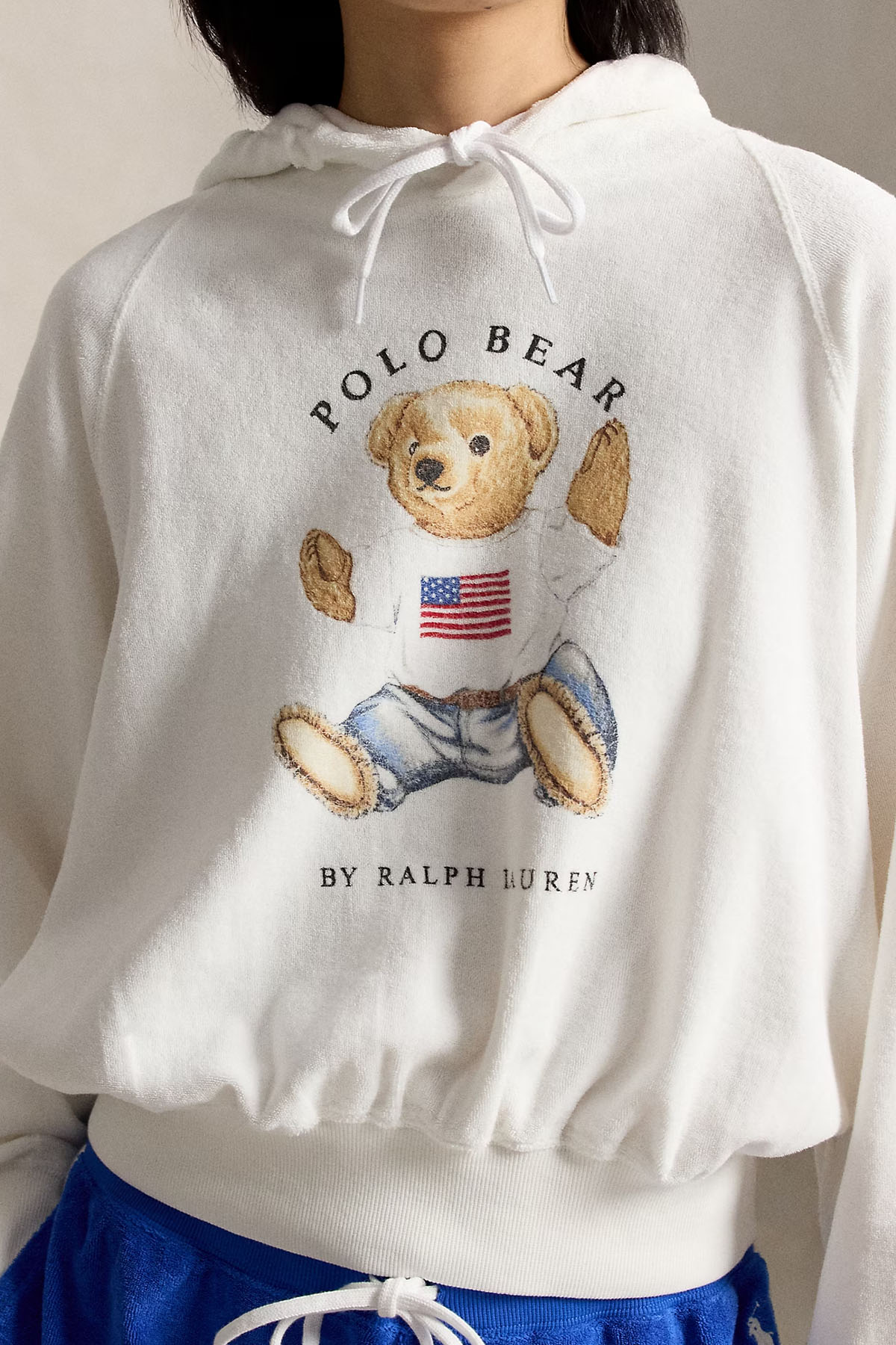 Polo Ralph Lauren Relaxed Fit Kapüşonlu Polo Bear Sweatshirt