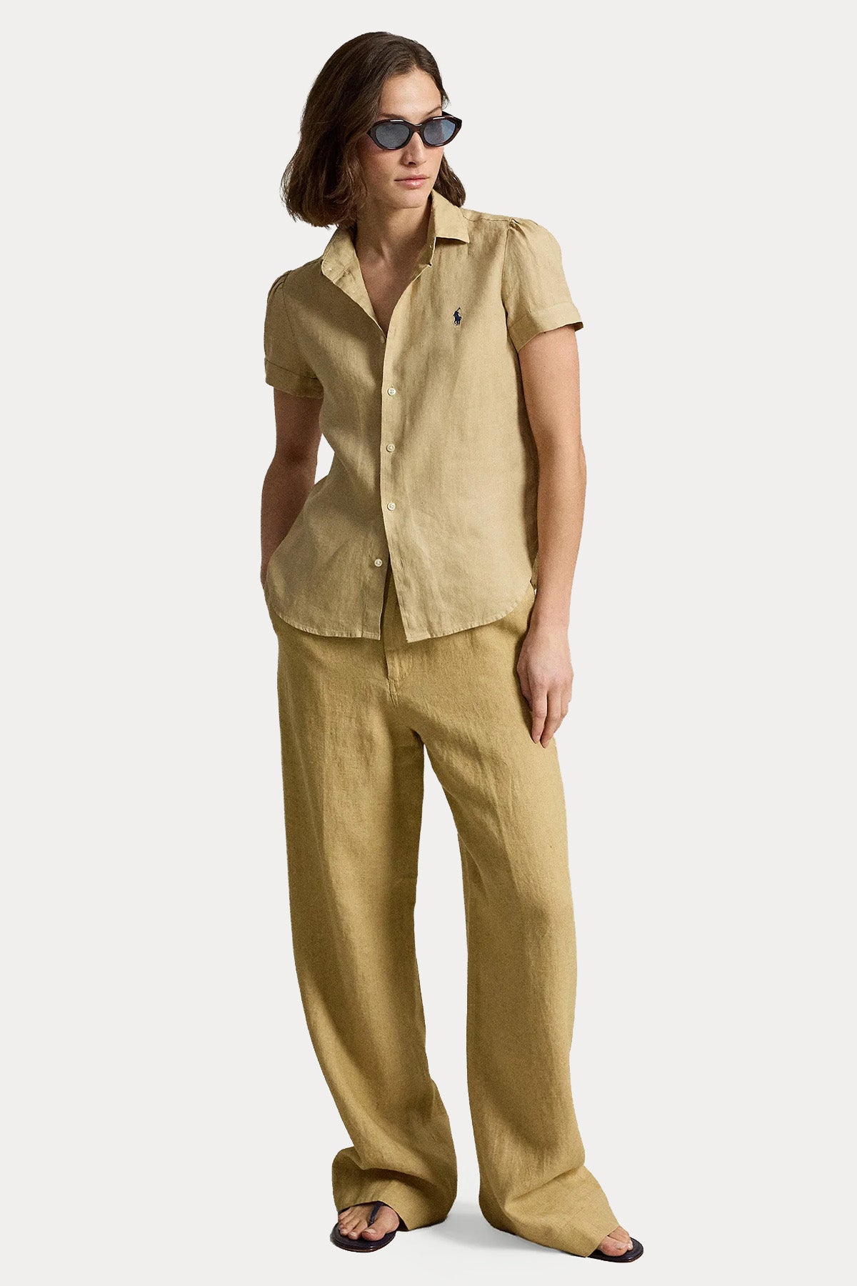 Polo Ralph Lauren Relaxed Fit Keten Gömlek