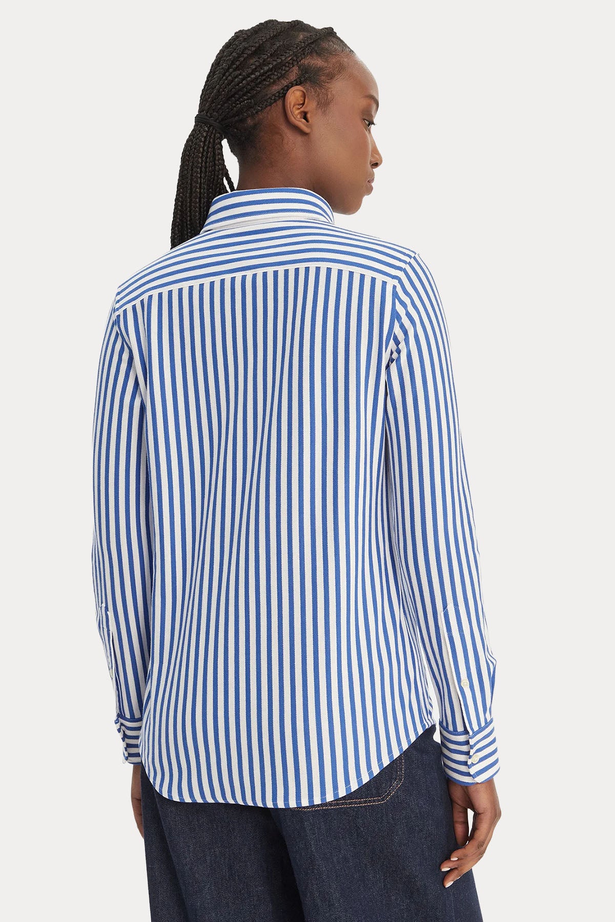 Polo Ralph Lauren Çizgili Knit Oxford Gömlek