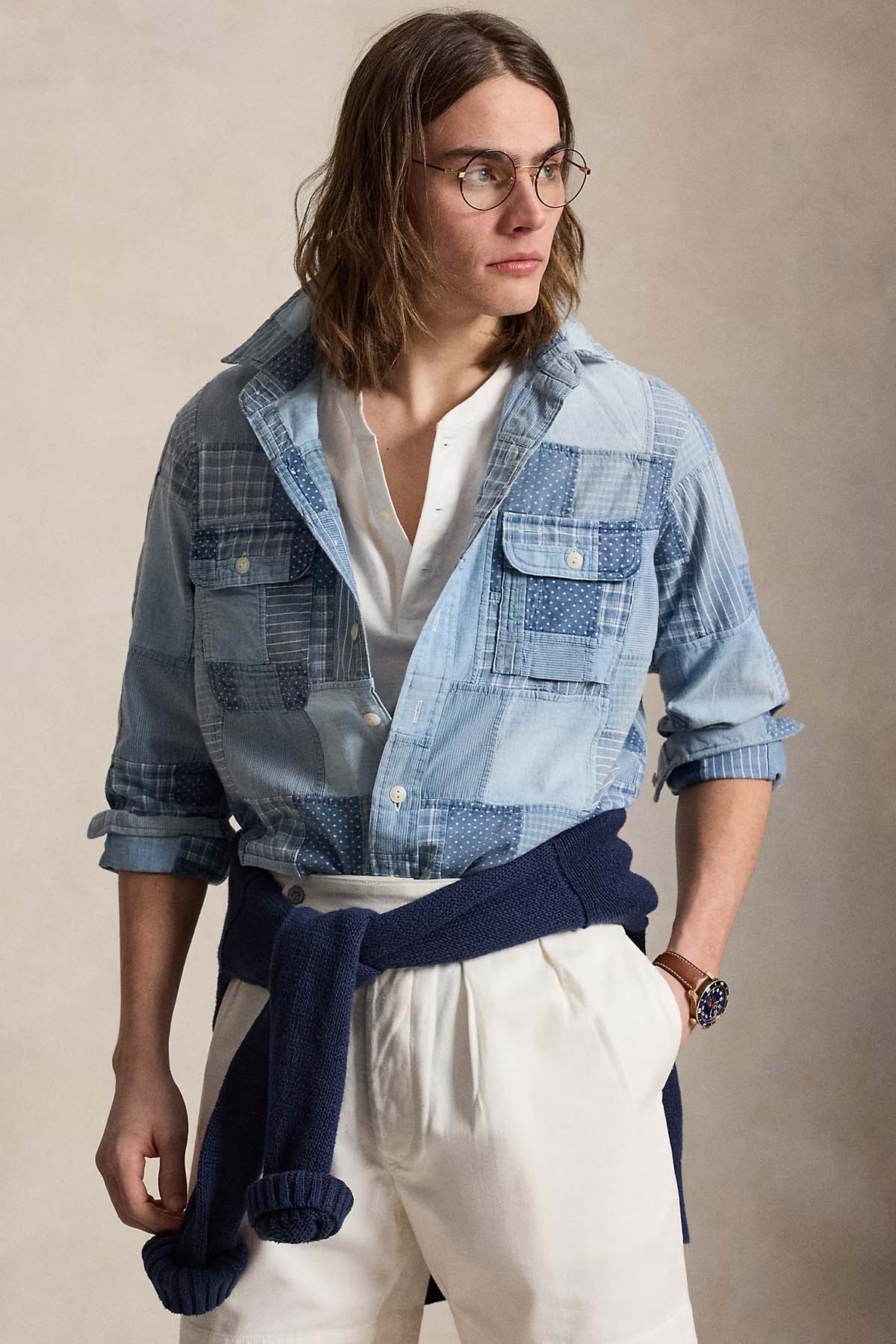 Polo Ralph Lauren Classic Fit Patchwork Gömlek