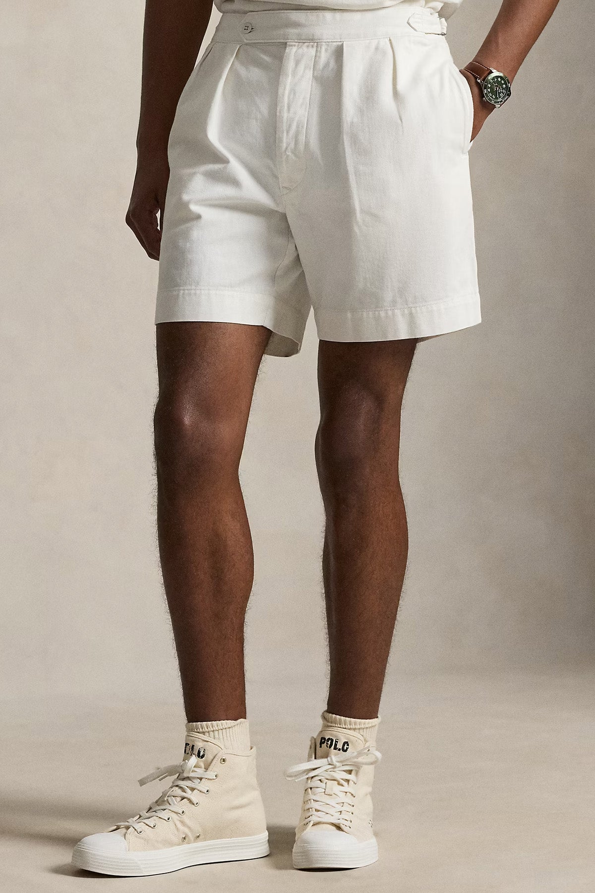 Polo Ralph Lauren Relaxed Fit Çift Pile Kemerli Şort
